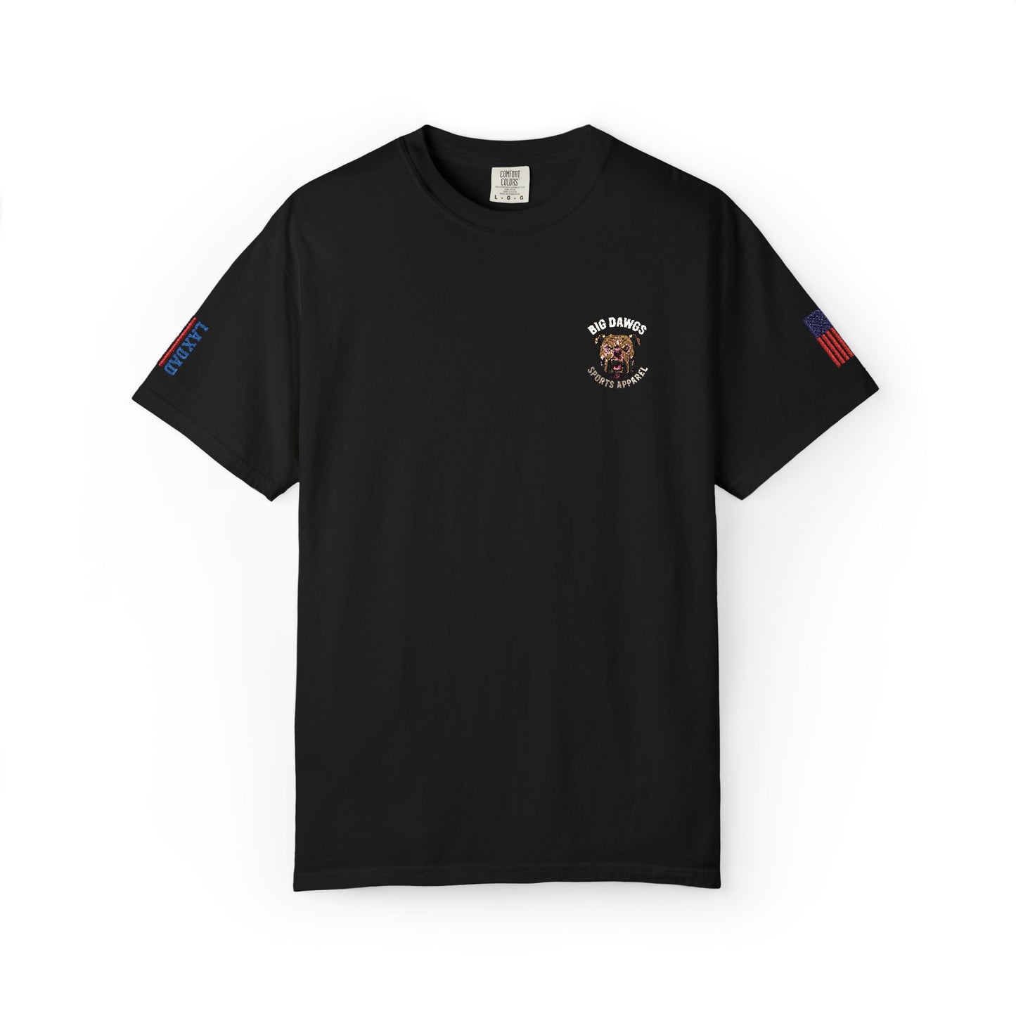 Men's- LaxDad-Logo Tee- Embroidery Stitching