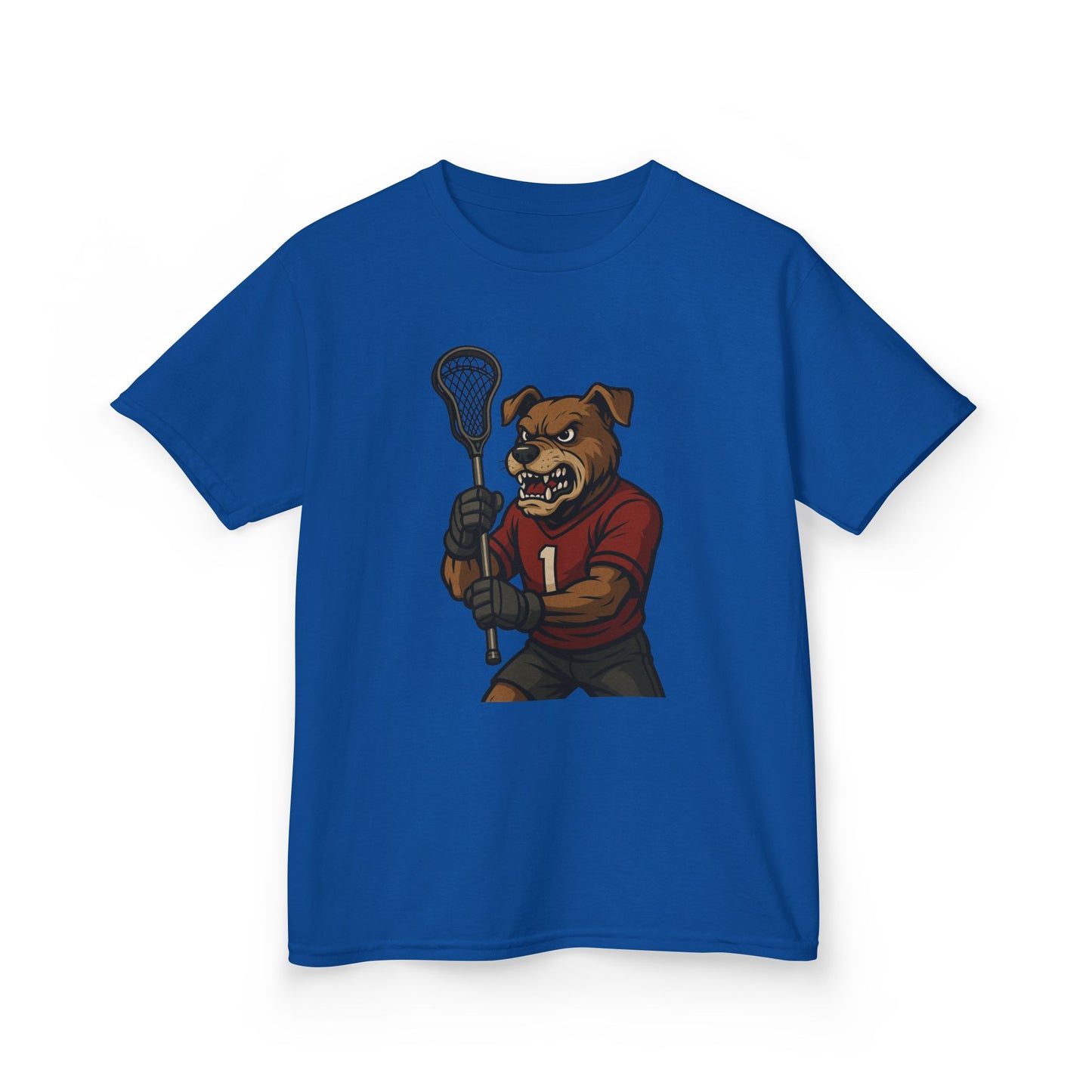 Kids Lacrosse Dog Tee - Unisex, Fun Sports Apparel