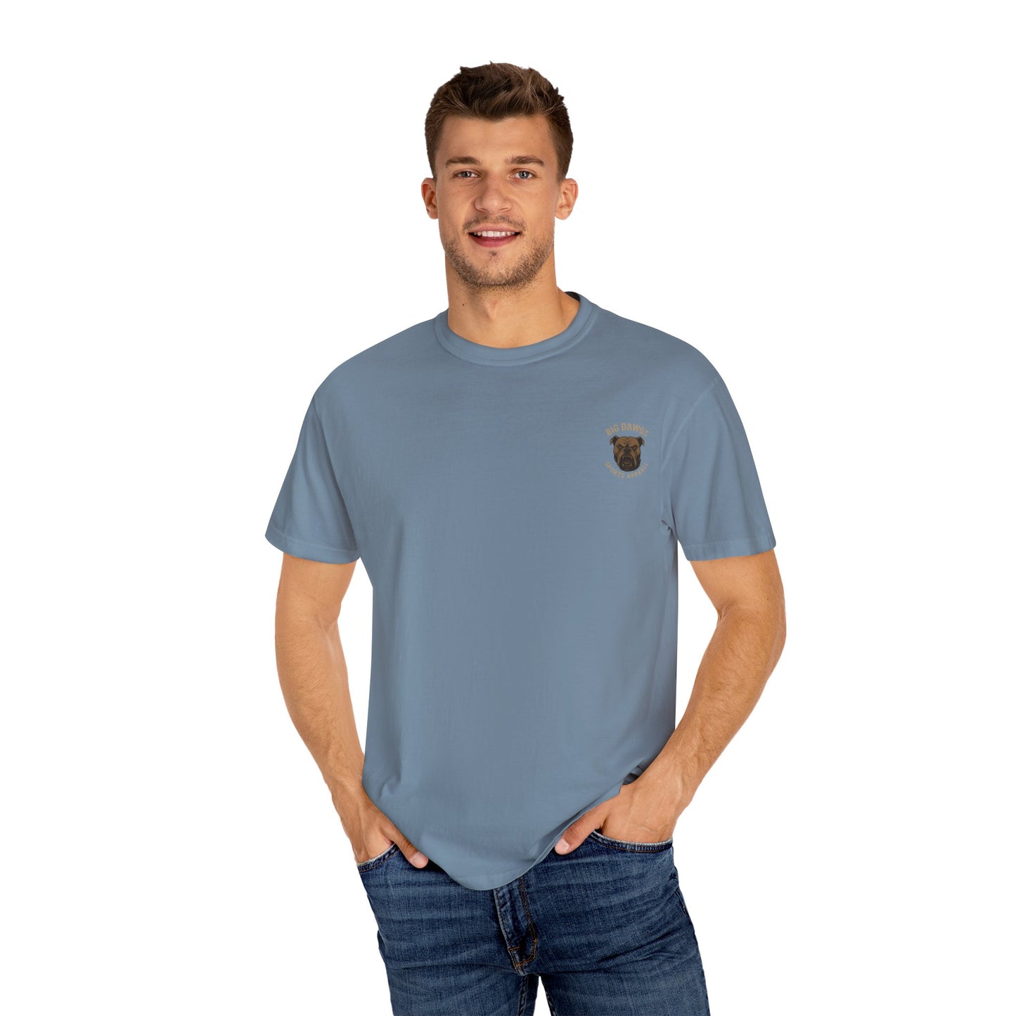 Men's Big Dawgs Sports T-Shirt Front & Back- LOGO