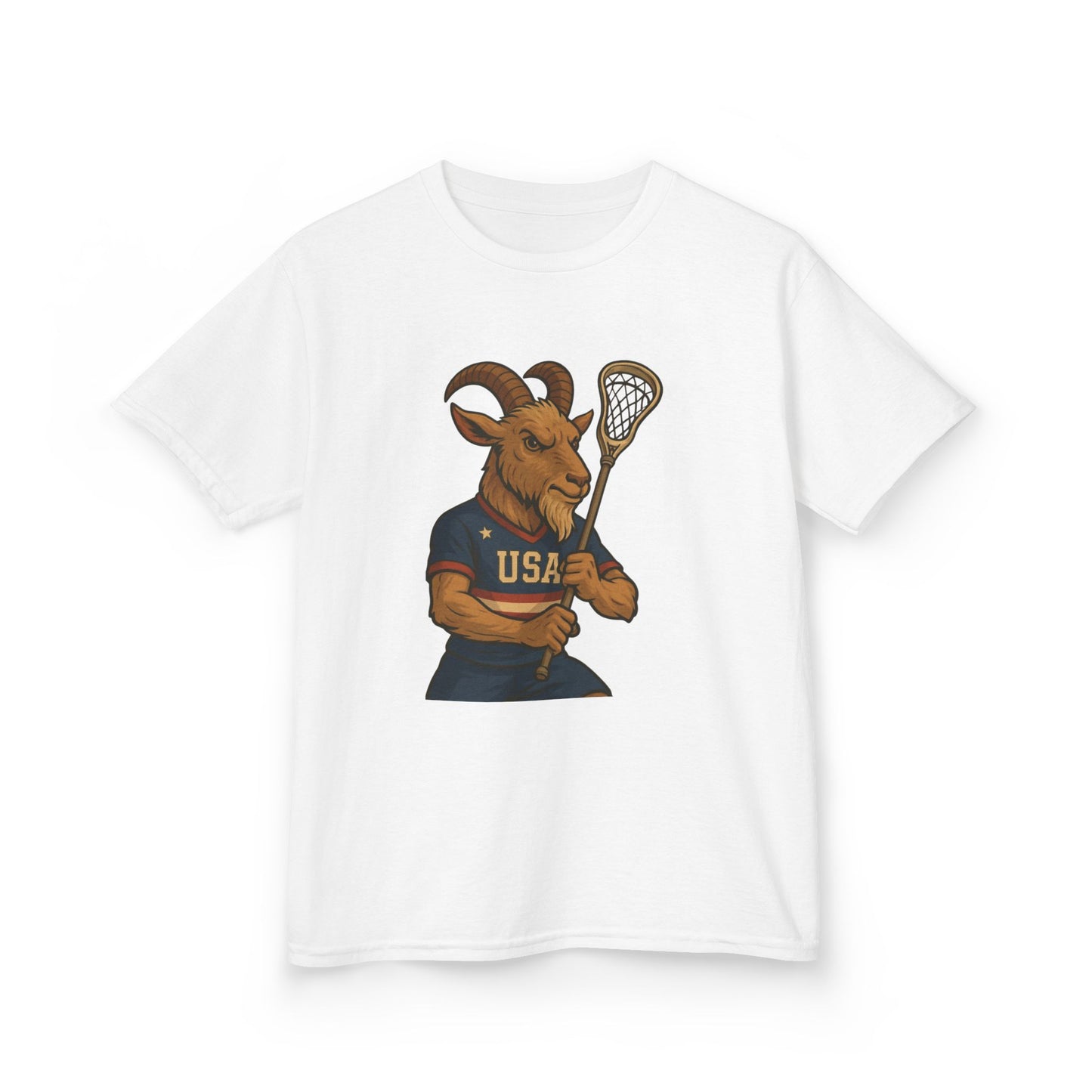 Kid's USA Lacrosse Kids Heavy Cotton™ Tee, Boy/Girl Youth Sports Shirt