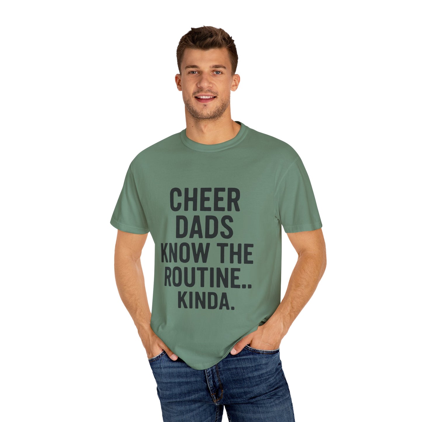 Cheer Dad Humor T-Shirt - Men