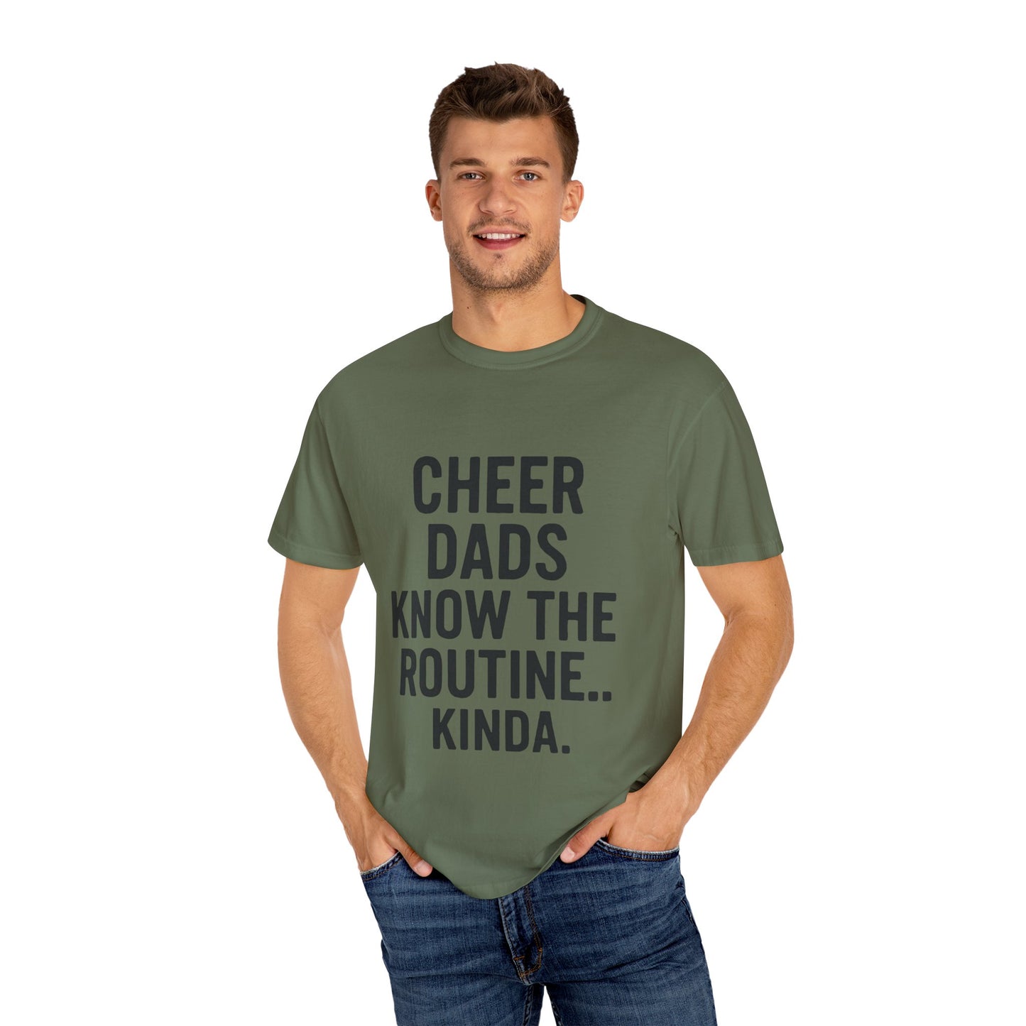 Cheer Dad Humor T-Shirt - Men