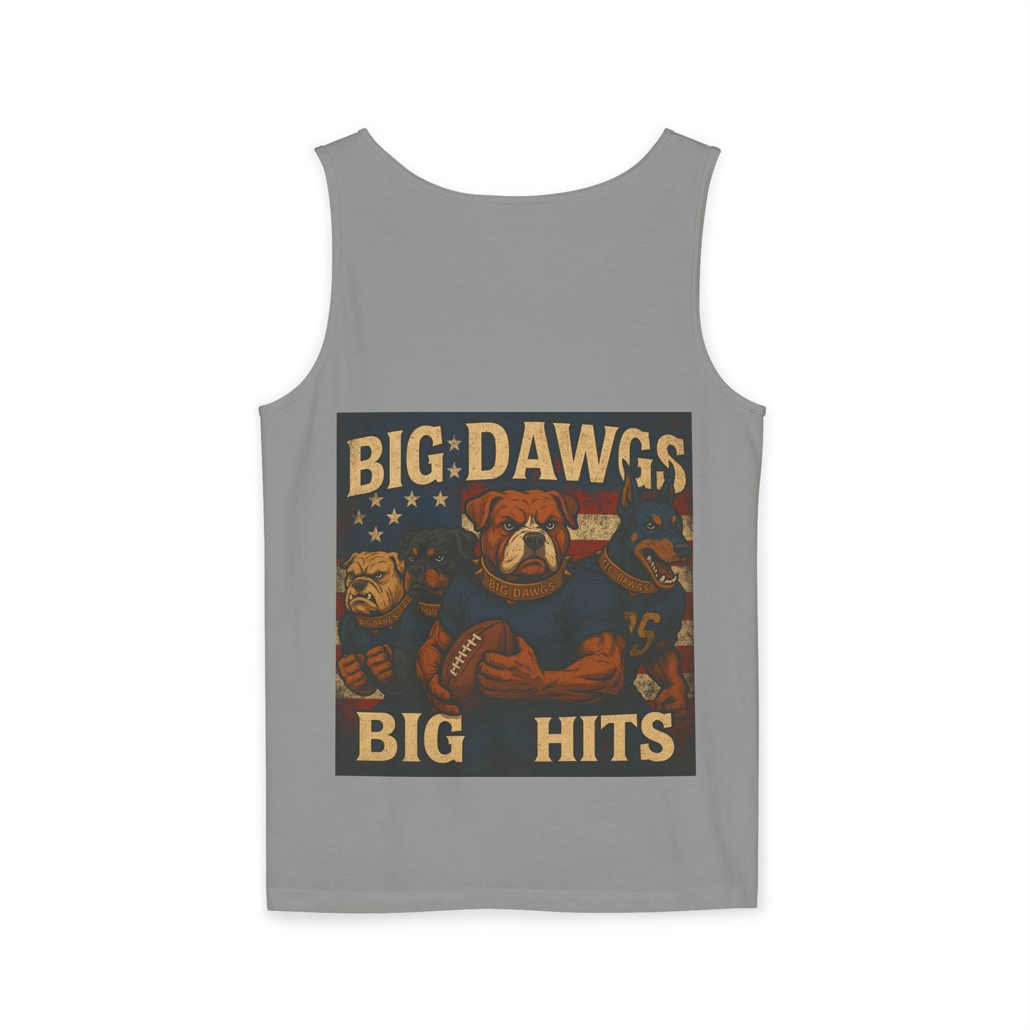 Big Dawgs Tank Top - Women's Garment-Dyed Athletic Tee,Casual Days, Outdoor Events