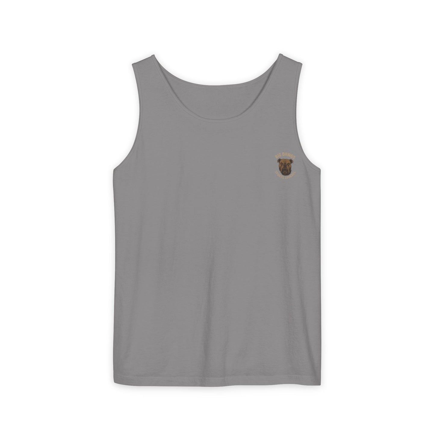 Men's Lacrosse-Themed Tank Top, Front & Back