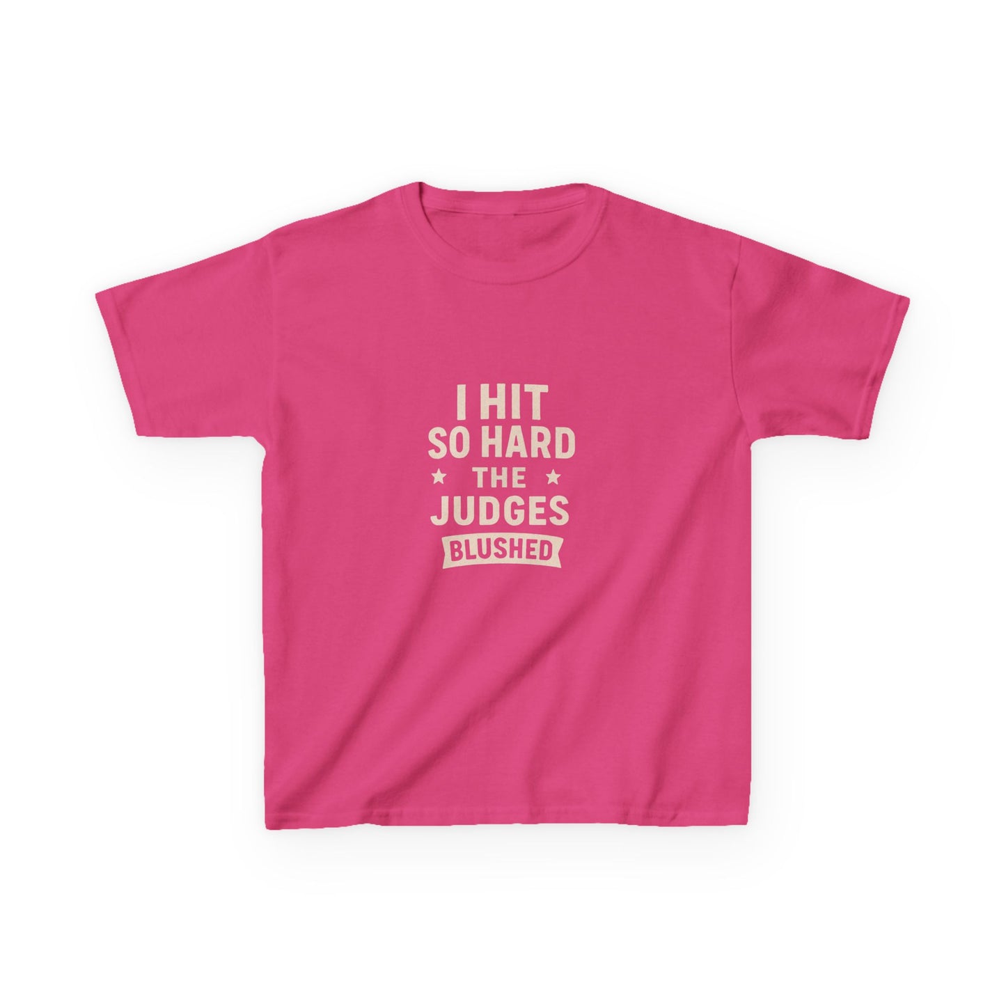 Kids Tee: I Hit So Hard the Judges Blushed
