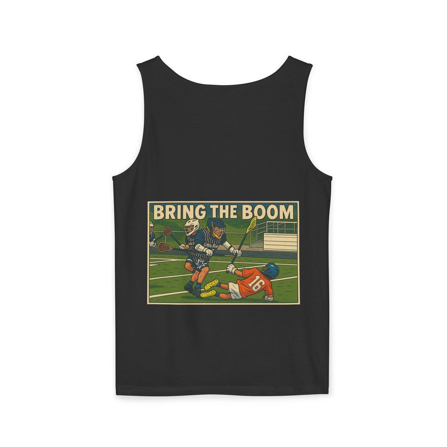 Men's Bring The Boom Tank Top, Front & Back
