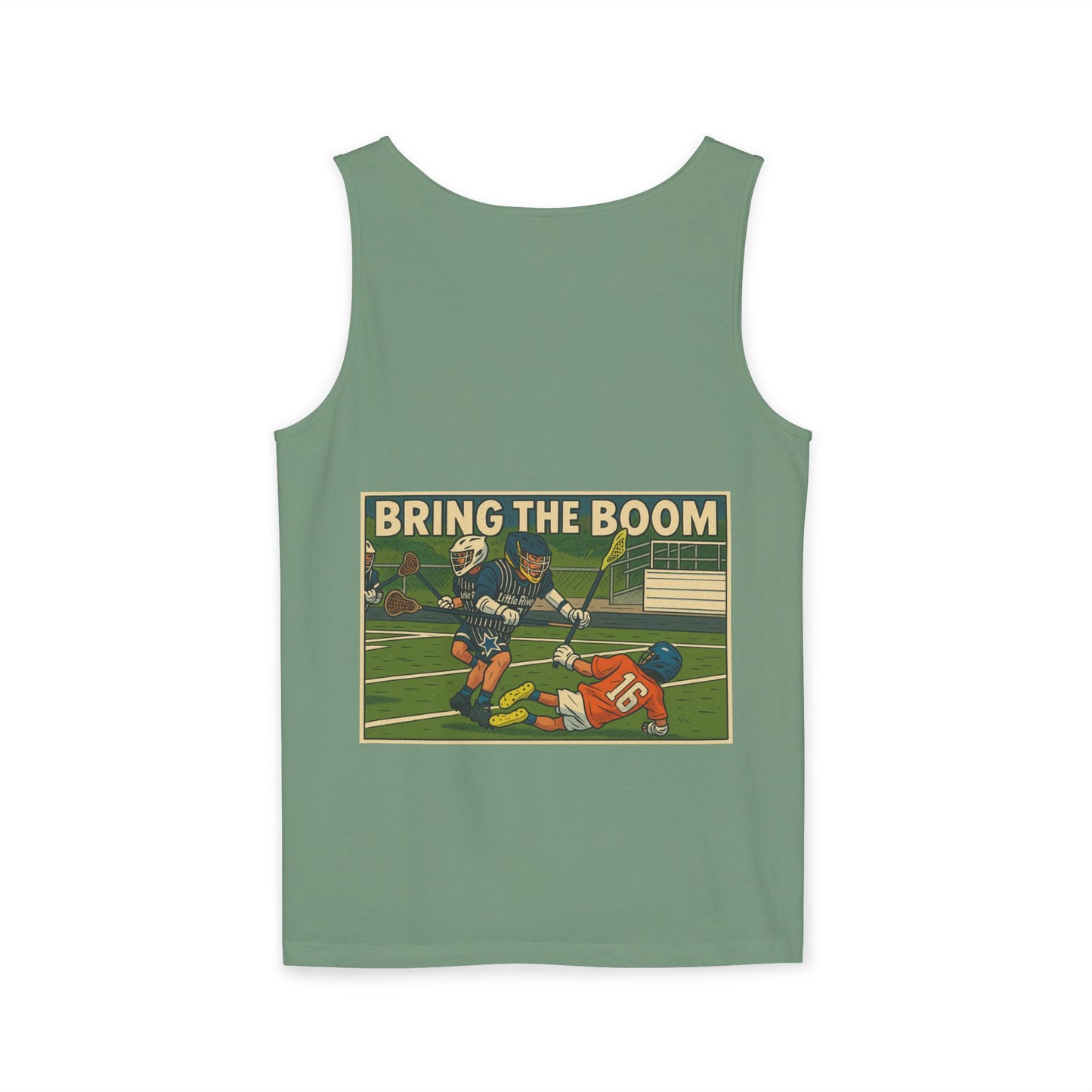 Men's Bring The Boom Tank Top, Front & Back