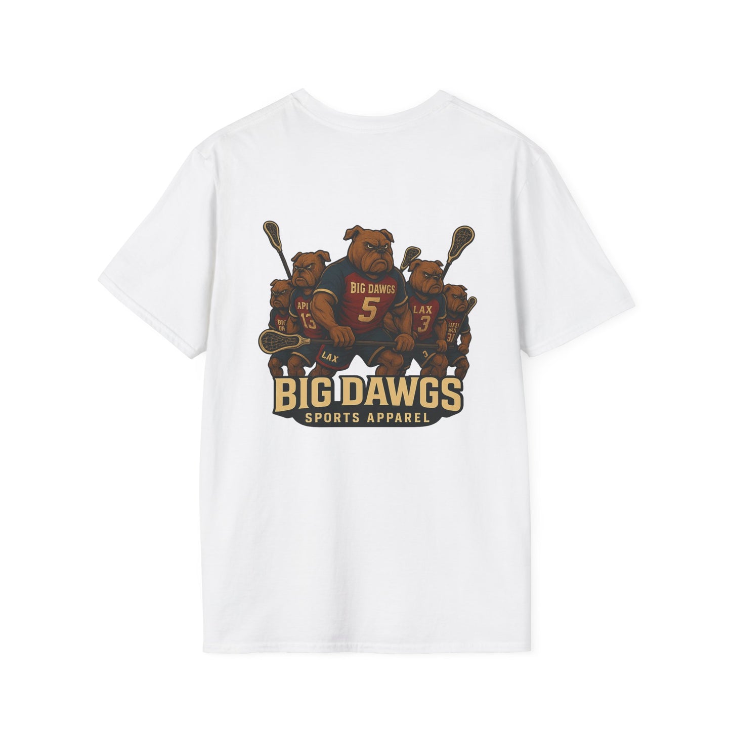 Women's Big Dawgs Sports T-Shirt Front & Back LOGO