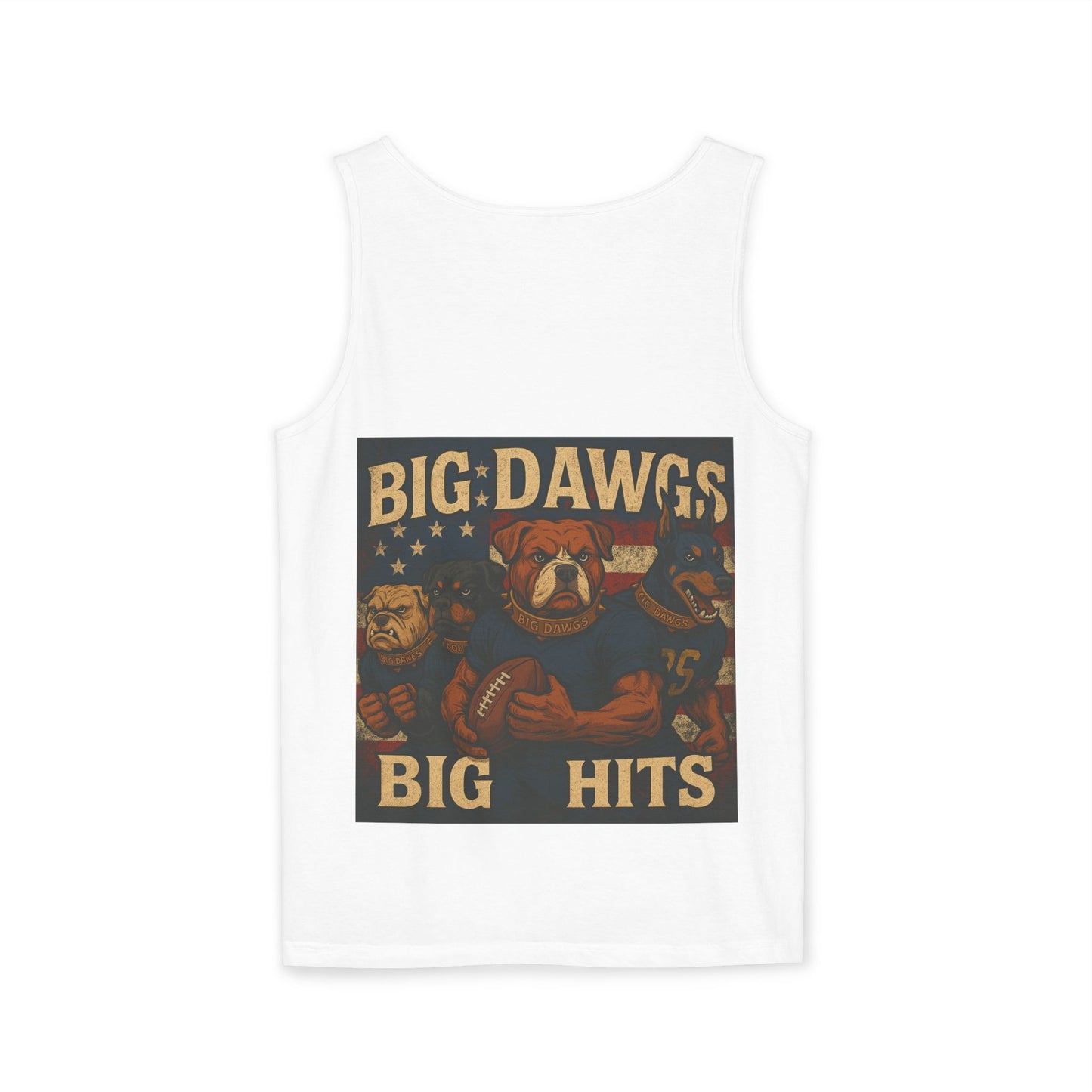 Big Dawgs Tank Top - Women's Garment-Dyed Athletic Tee,Casual Days, Outdoor Events