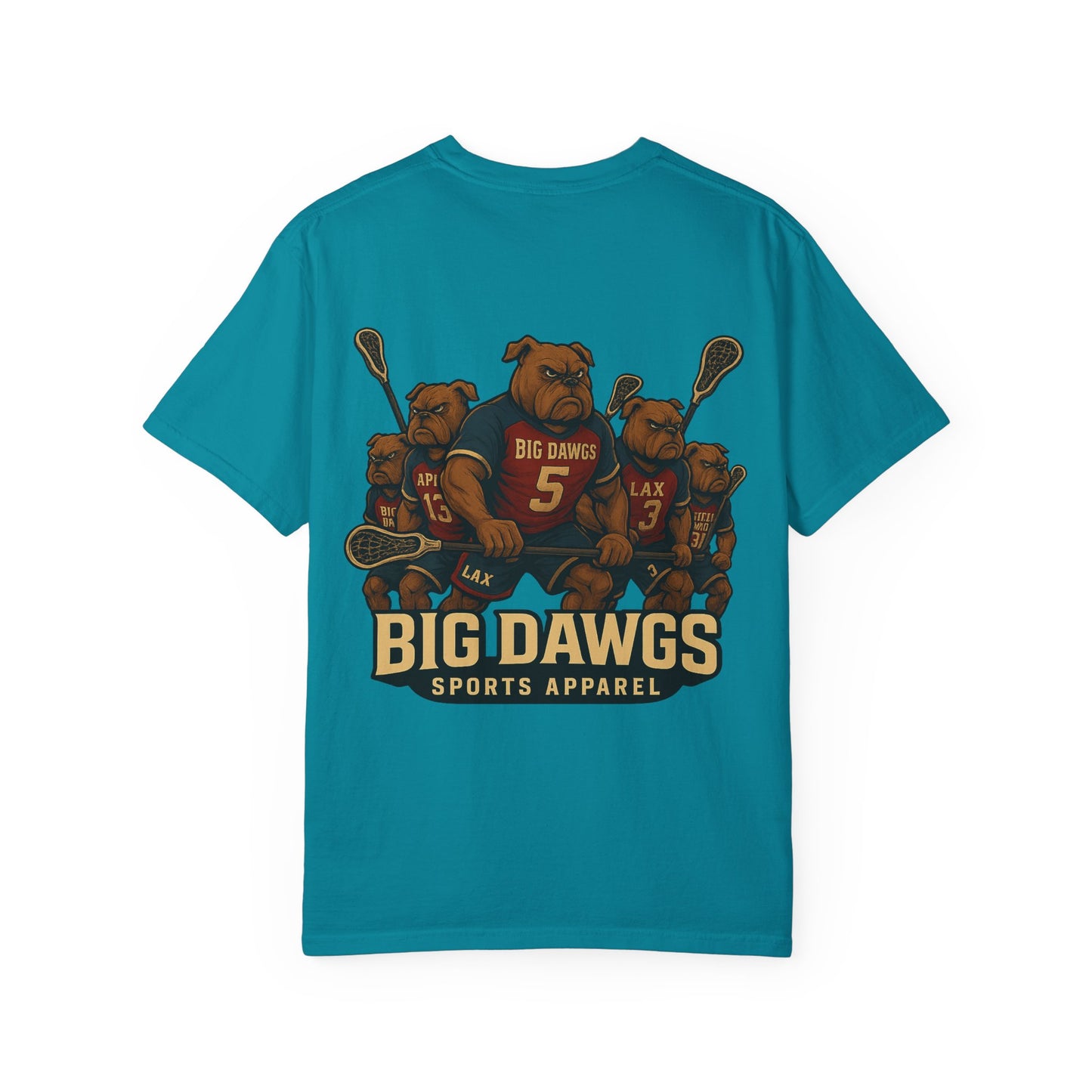 Men's Big Dawgs Sports T-Shirt Front & Back- LOGO