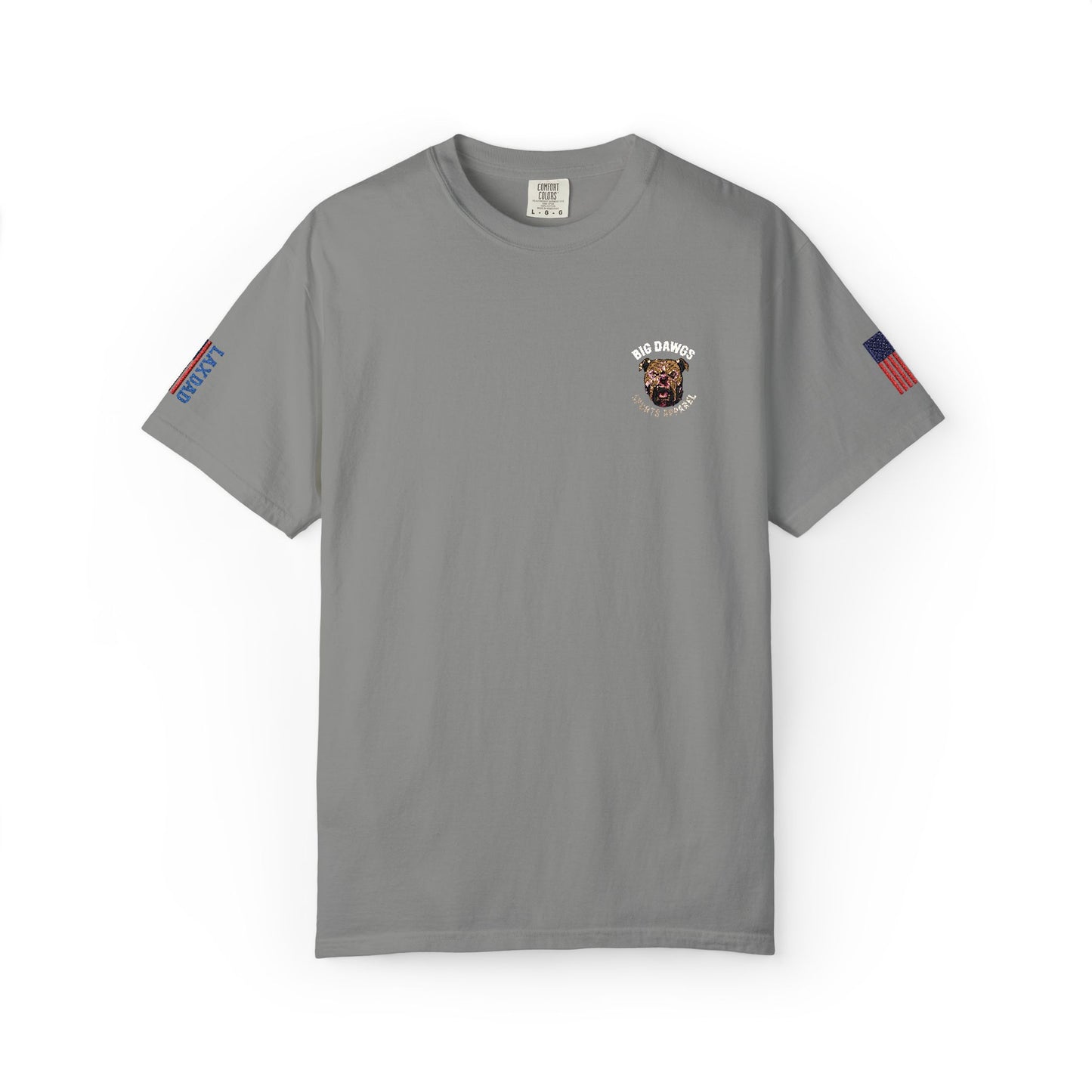 Men's- LaxDad-Logo Tee- Embroidery Stitching
