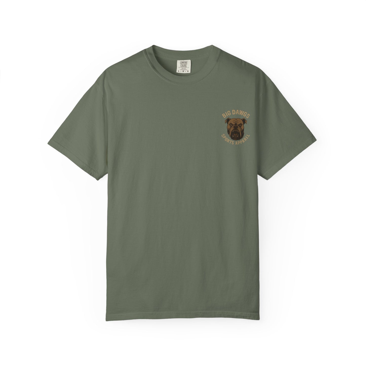 Men's Lacrosse T-Shirt- I Yell Because I Care- Front & Back LOGO