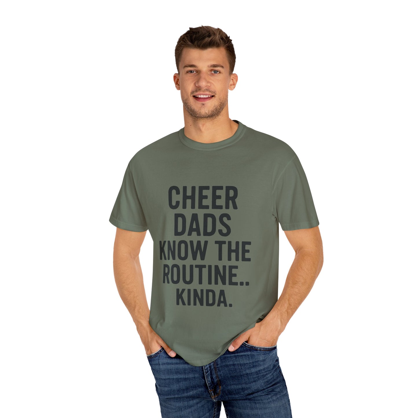 Cheer Dad Humor T-Shirt - Men
