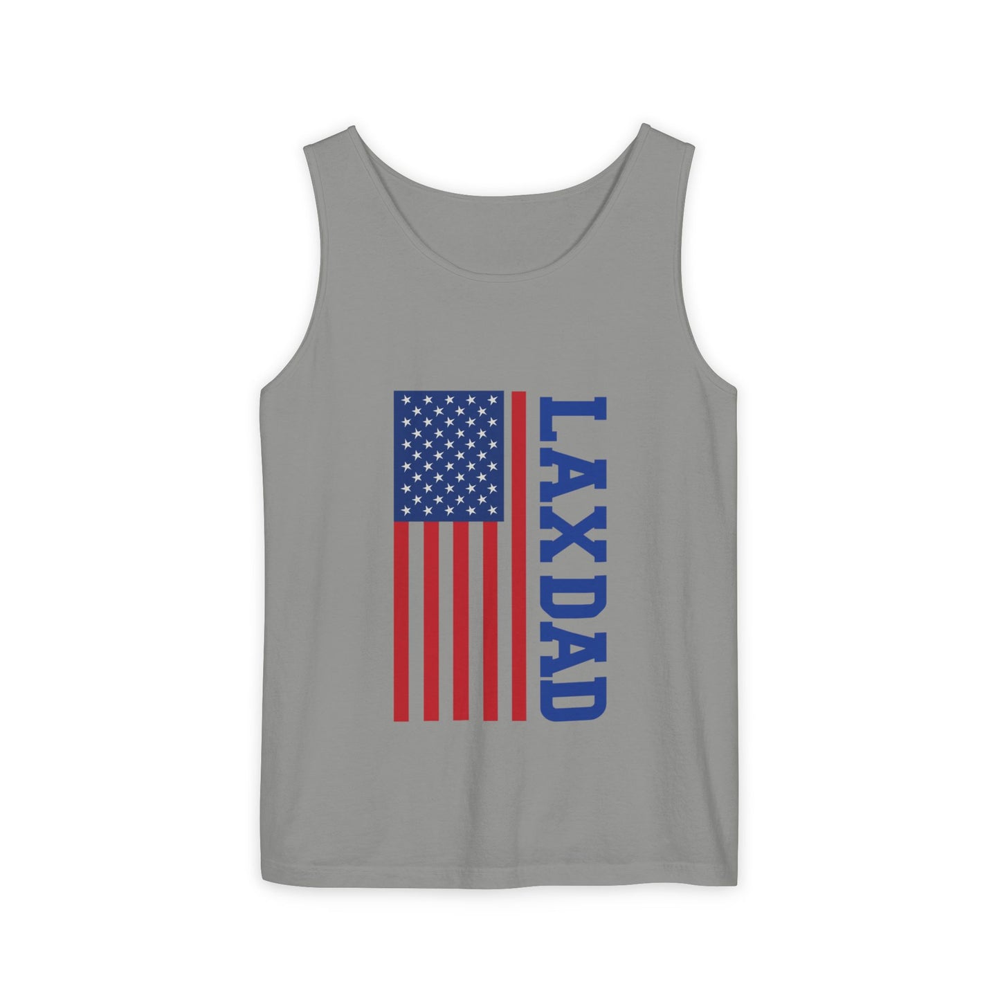 LAX Dad Tank Top, Patriotic Sports Shirt