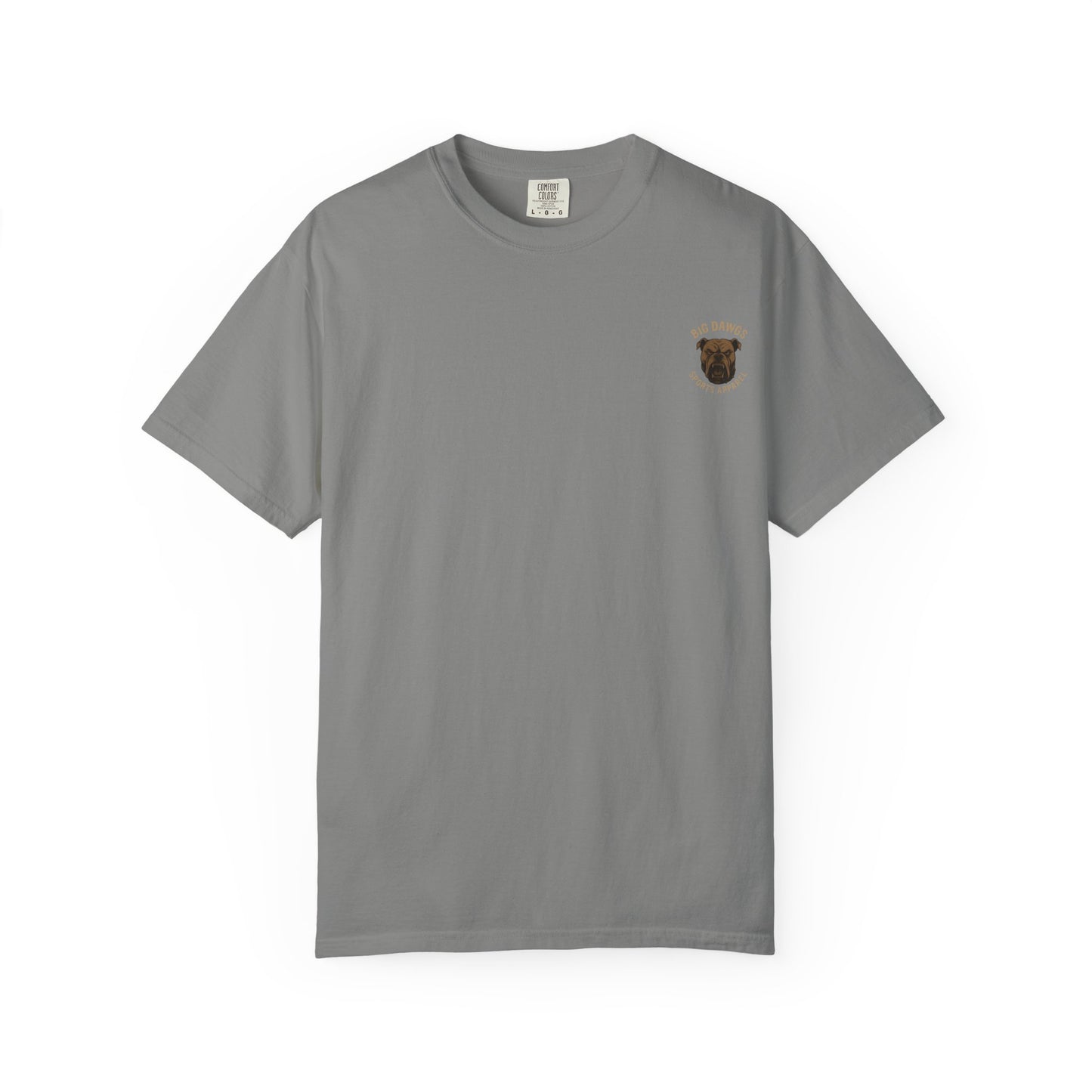 Men's Big Dawgs Sports T-Shirt Front & Back- LOGO