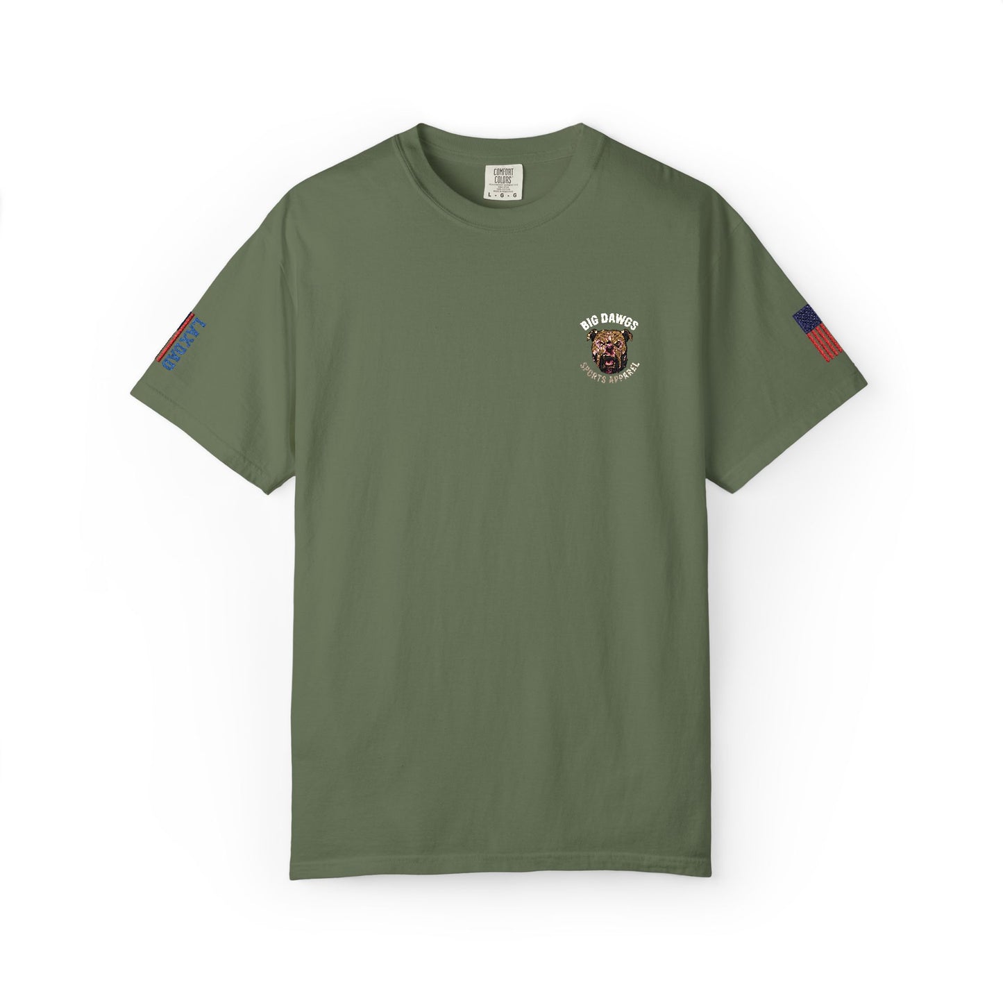 Men's- LaxDad-Logo Tee- Embroidery Stitching