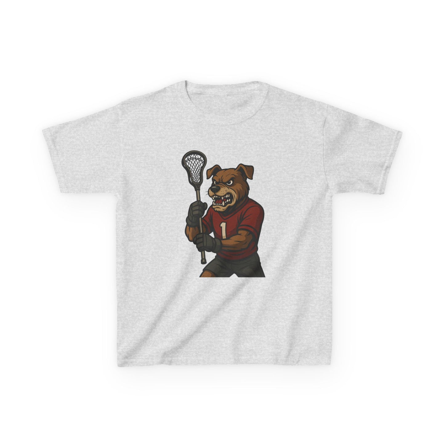 Kids Lacrosse Dog Tee - Unisex, Fun Sports Apparel
