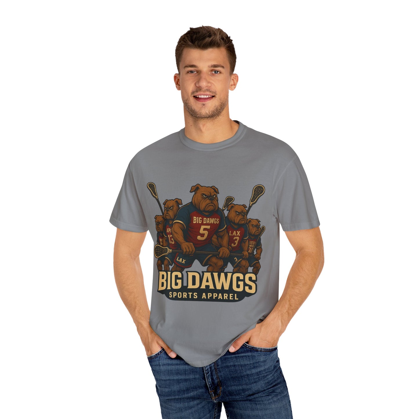 Men's Big Dawgs Sports Apparel T-Shirt, Lacrosse