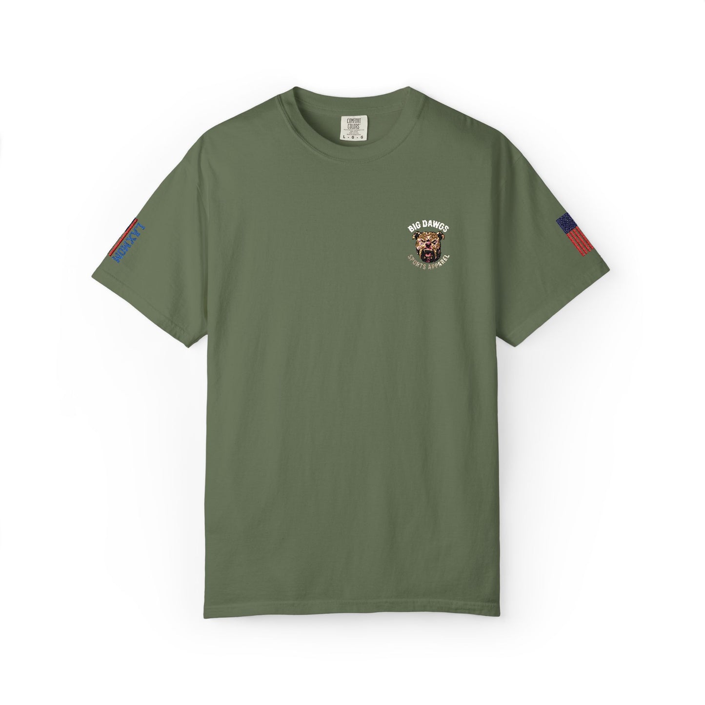 Women's- LaxMom-Logo Tee- Embroidery Stitching