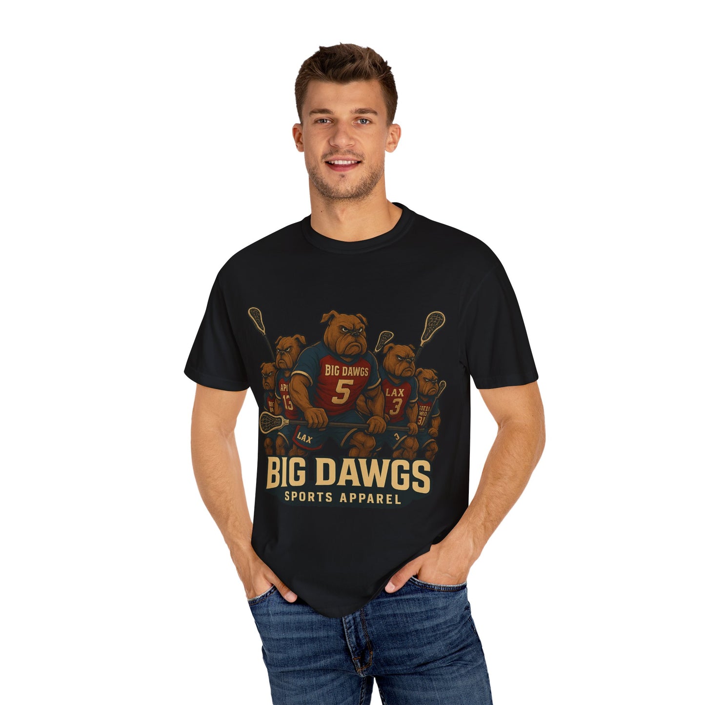 Men's Big Dawgs Sports Apparel T-Shirt, Lacrosse