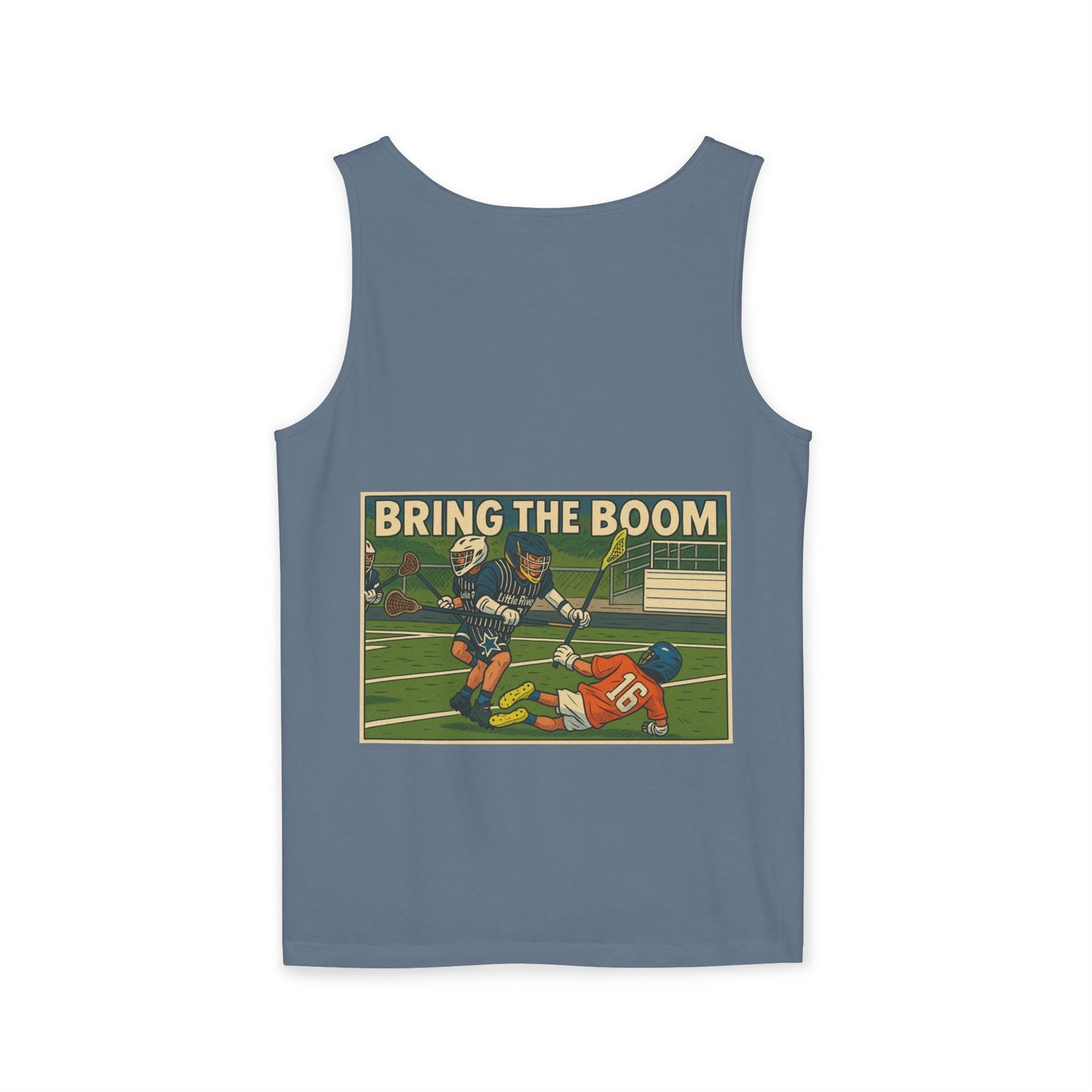 Men's Bring The Boom Tank Top, Front & Back