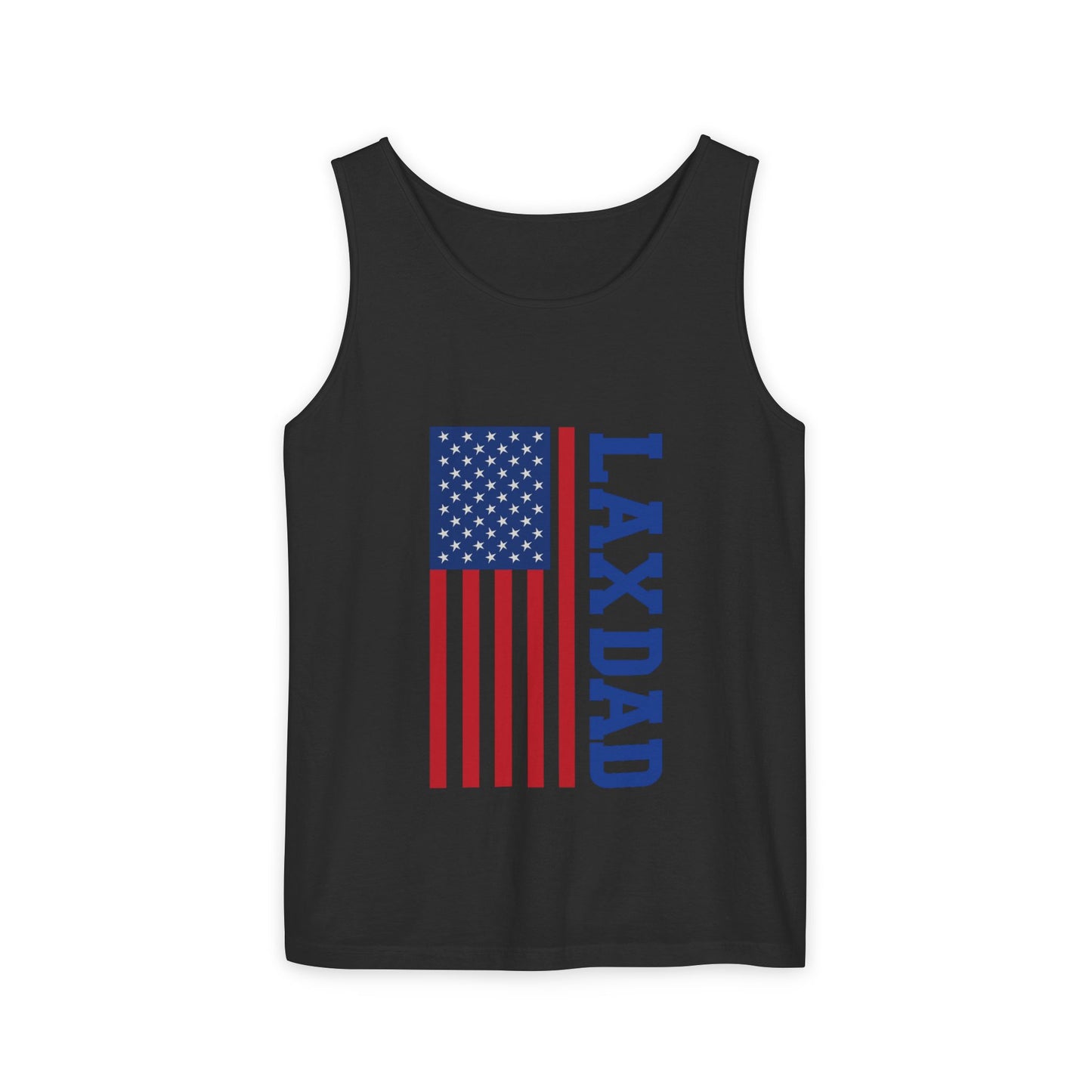 LAX Dad Tank Top, Patriotic Sports Shirt
