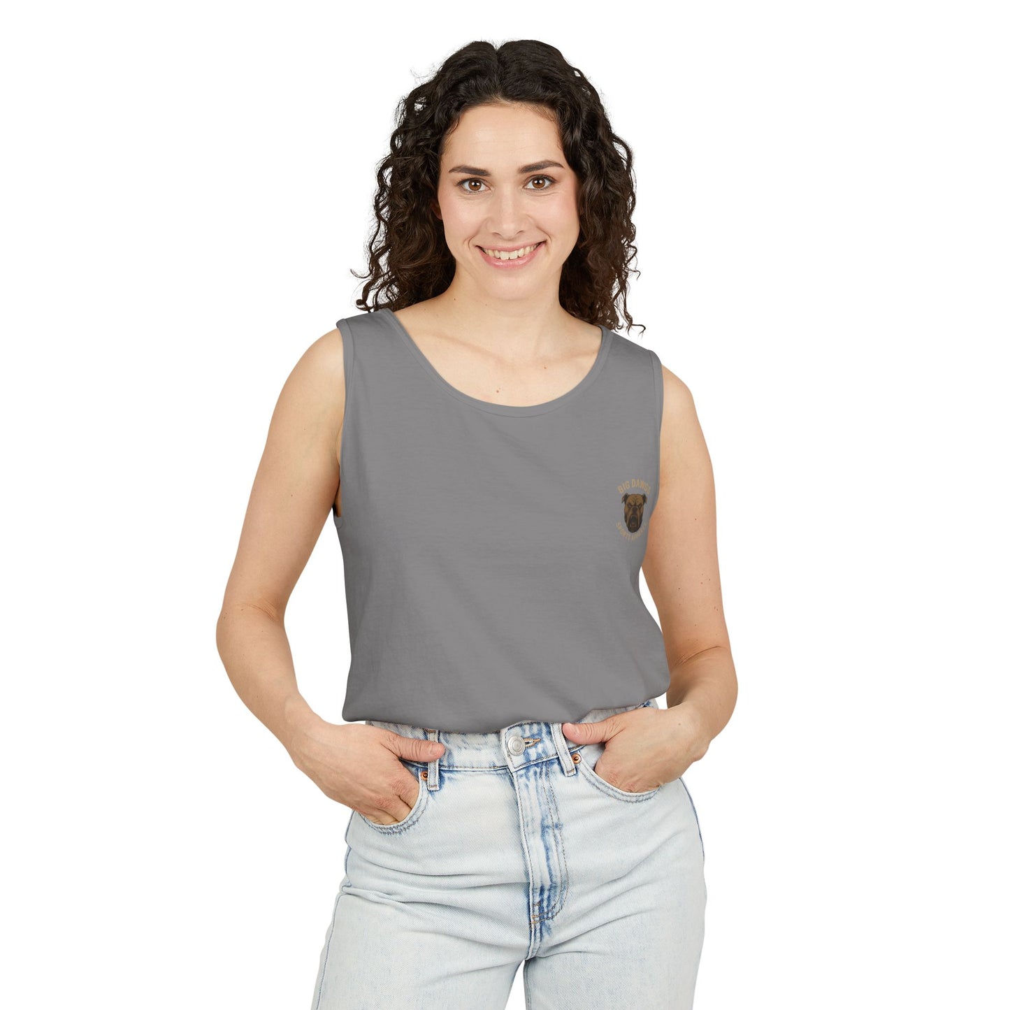 Big Dawgs Tank Top - Women's Garment-Dyed Athletic Tee,Casual Days, Outdoor Events
