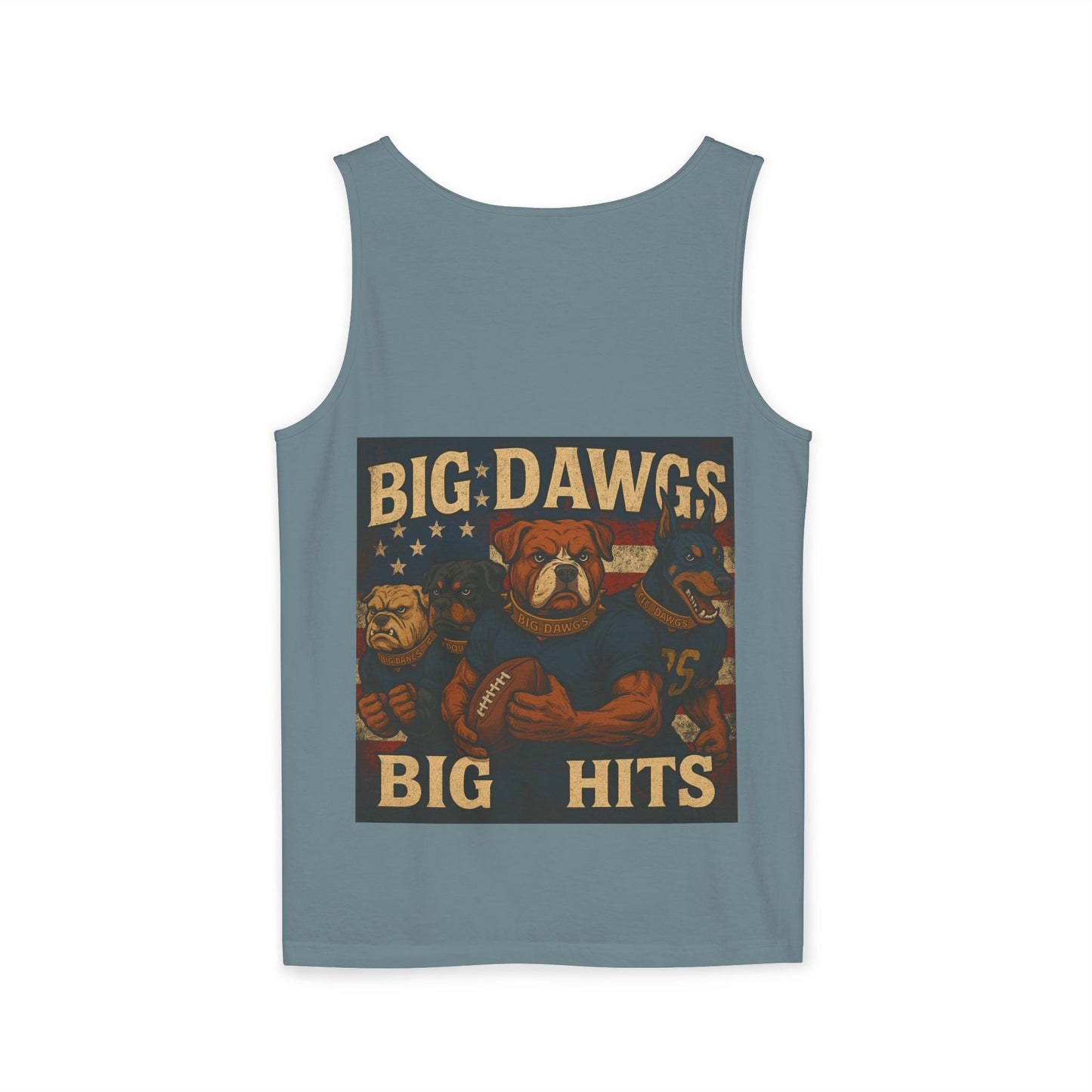 Big Dawgs Tank Top - Women's Garment-Dyed Athletic Tee,Casual Days, Outdoor Events
