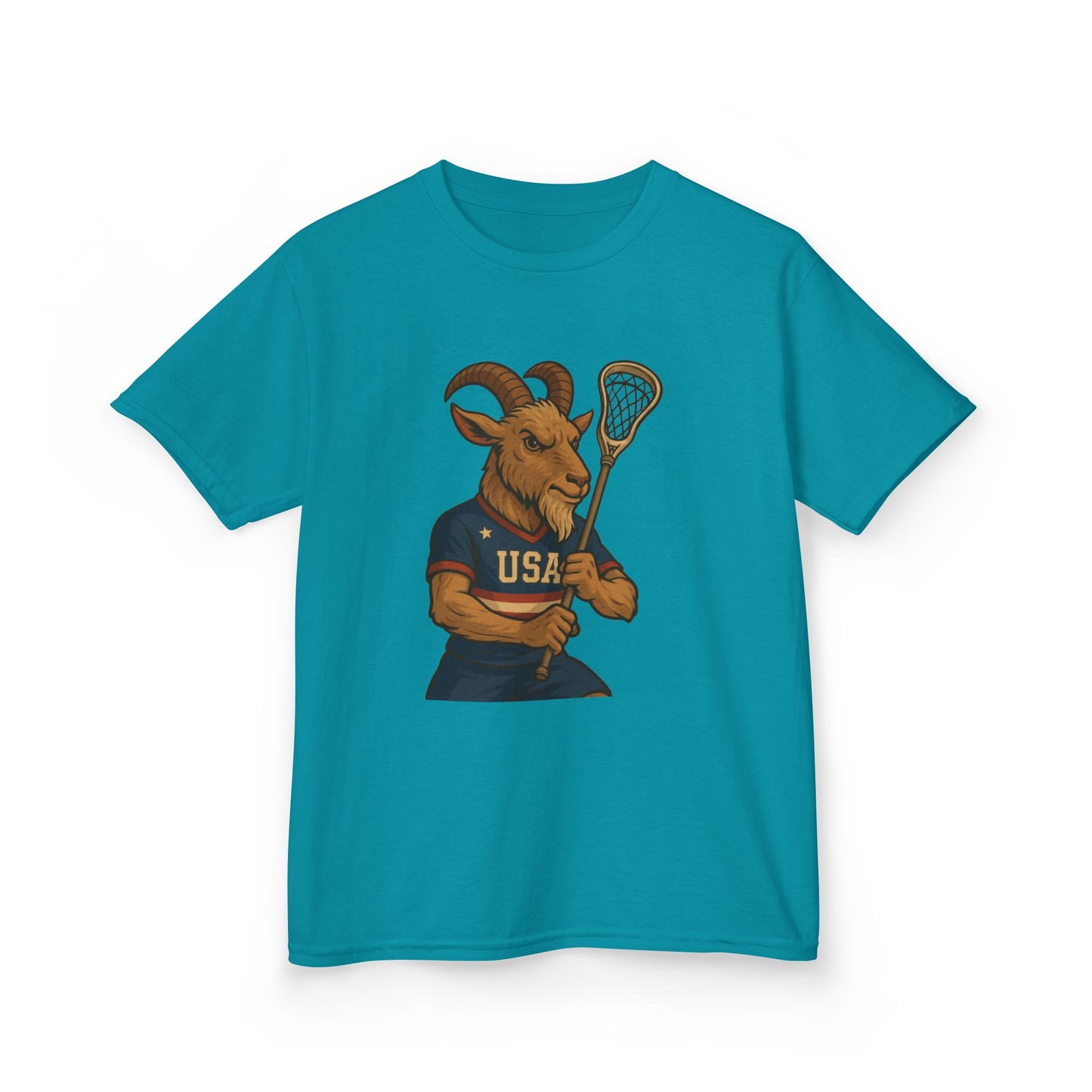 Kid's USA Lacrosse Kids Heavy Cotton™ Tee, Boy/Girl Youth Sports Shirt