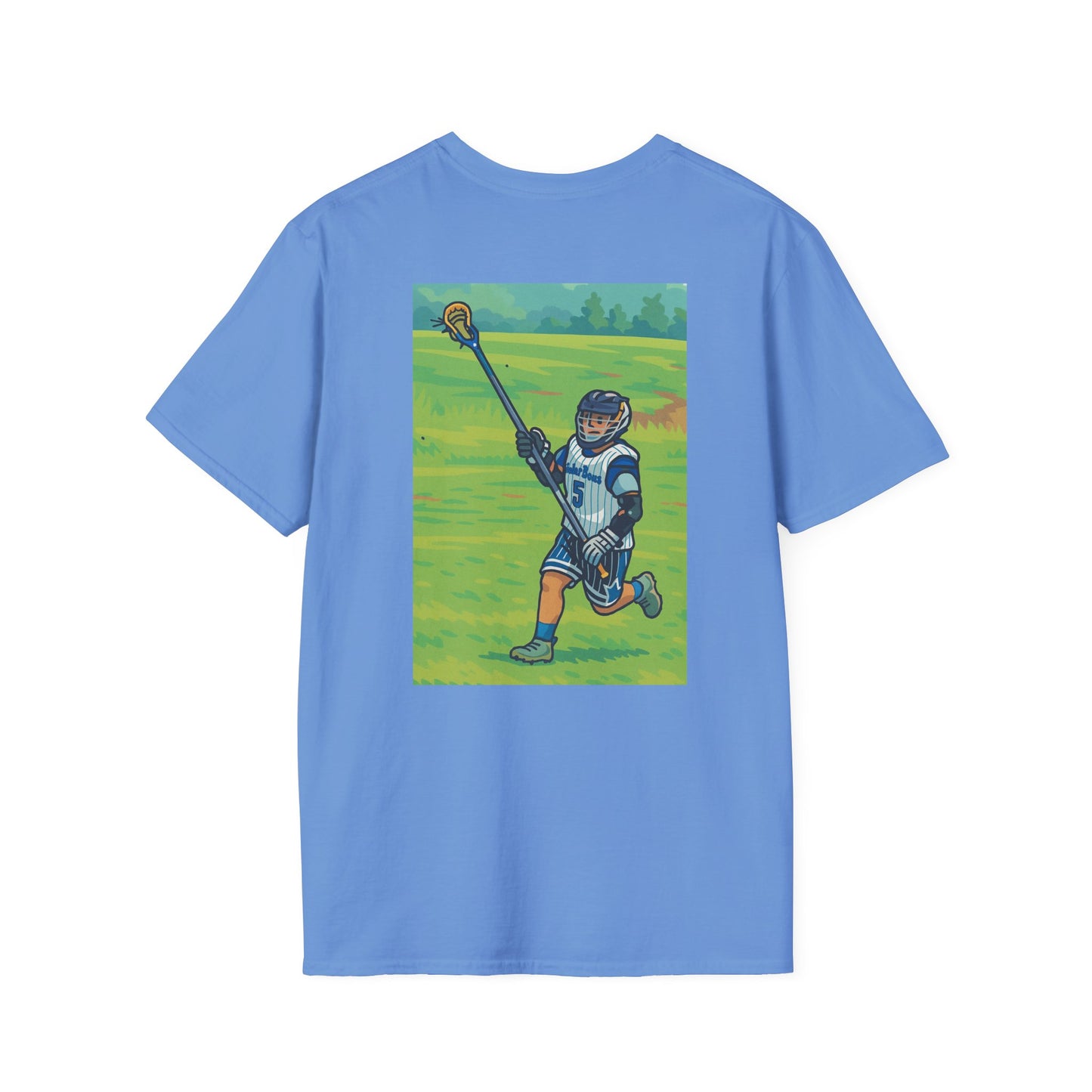 Women's Lacrosse T-Shirt, Front & Back