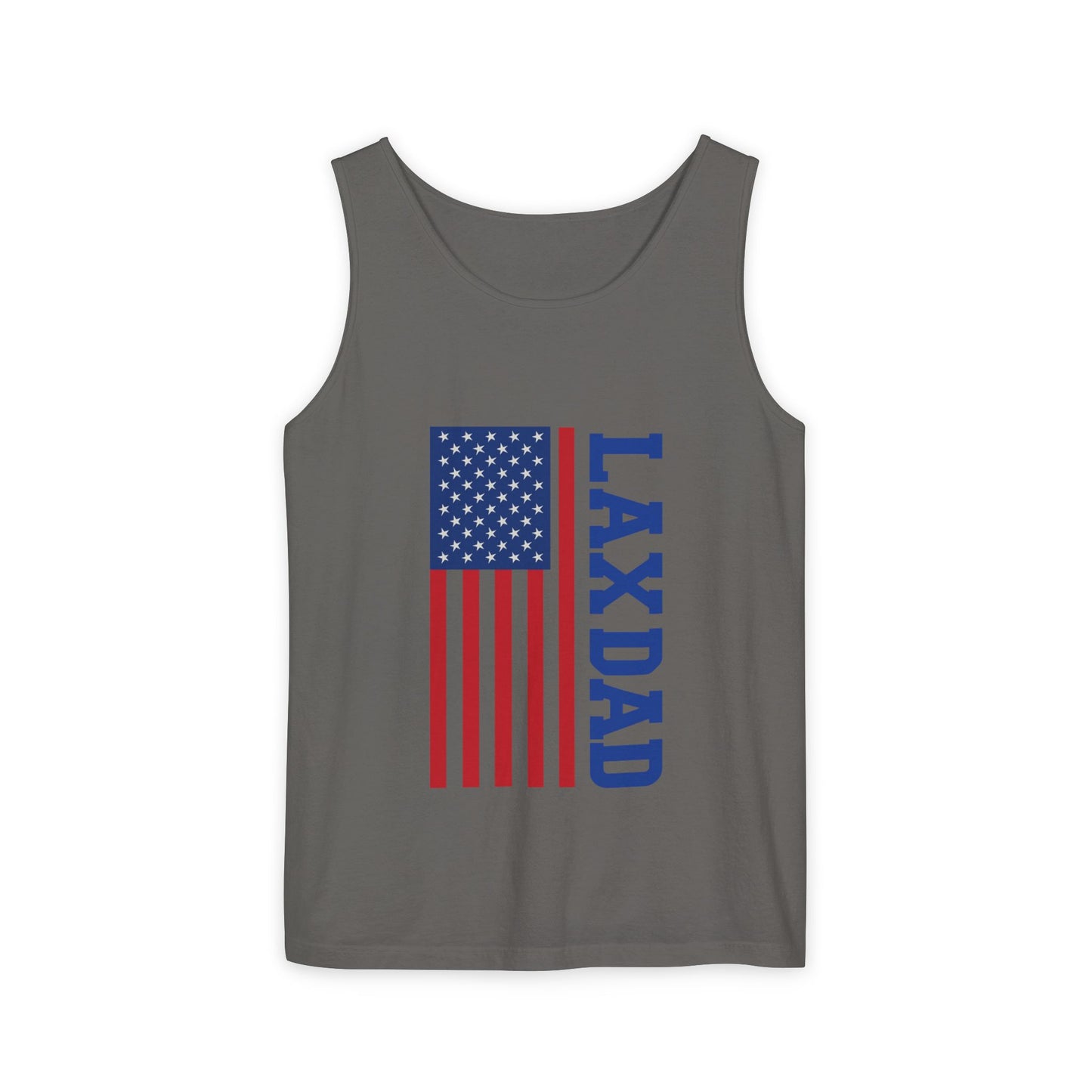 LAX Dad Tank Top, Patriotic Sports Shirt