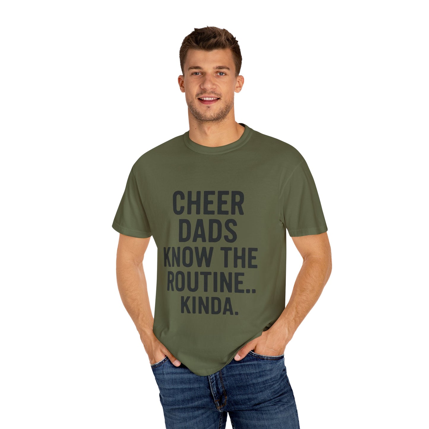 Cheer Dad Humor T-Shirt - Men