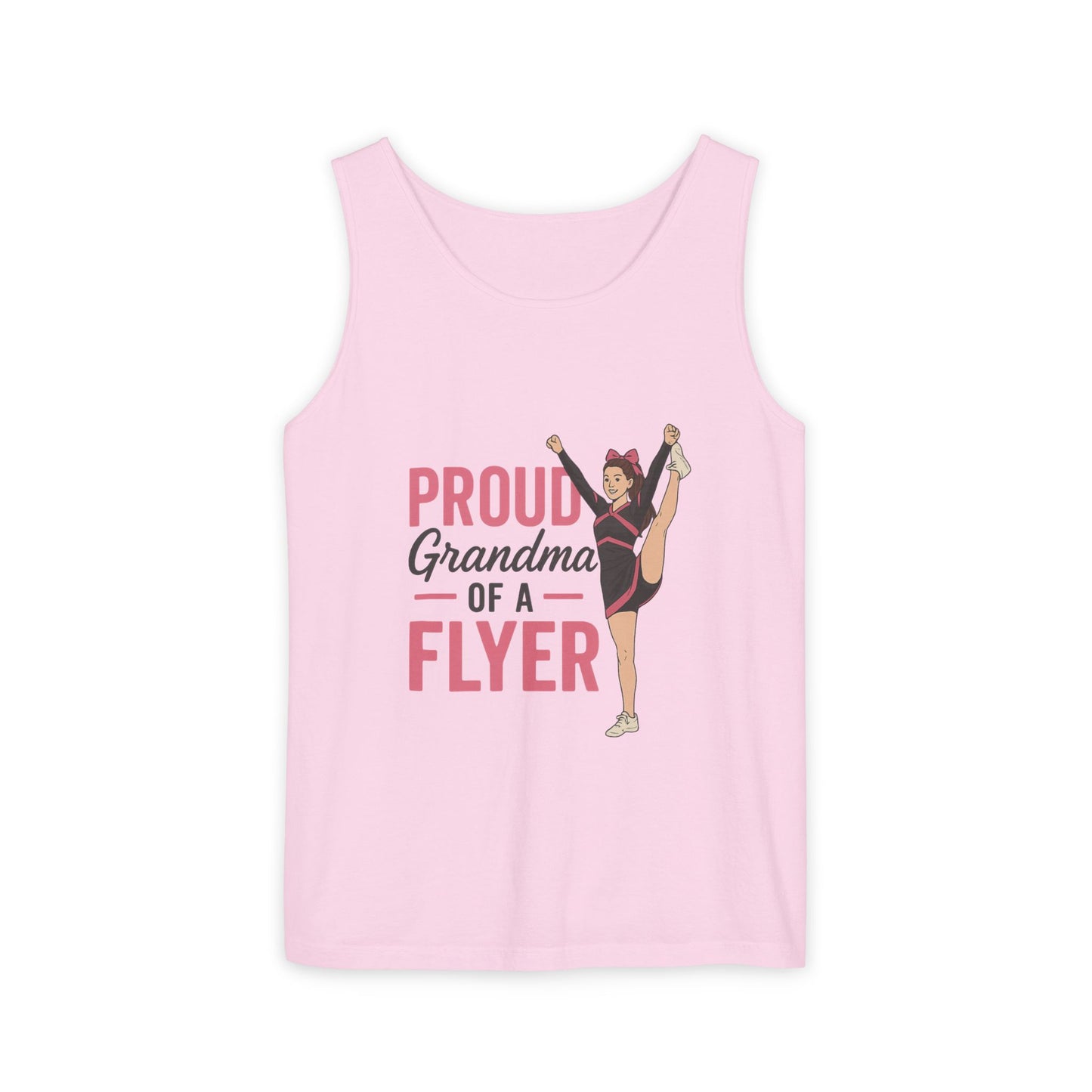 Women's Proud Grandma Tank Top, Cute Tank for Cheer Grandmas