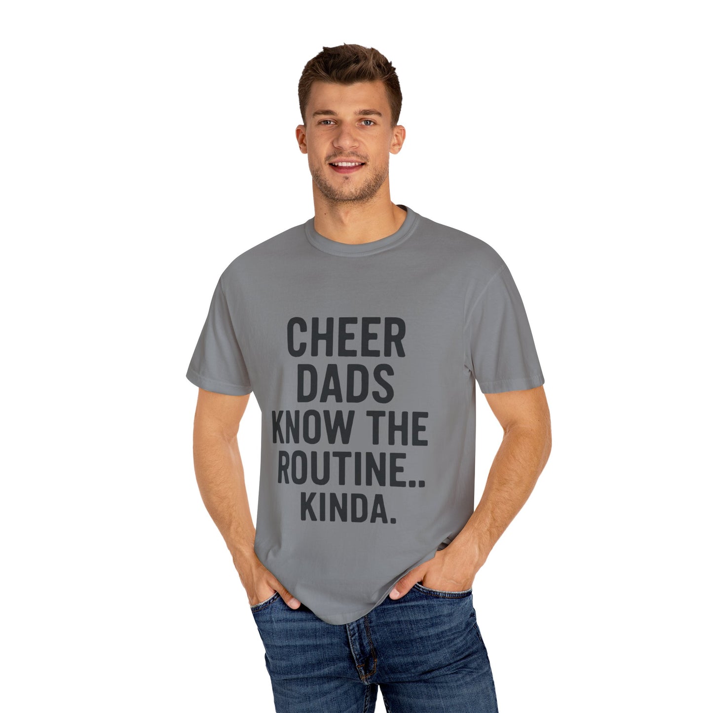 Cheer Dad Humor T-Shirt - Men