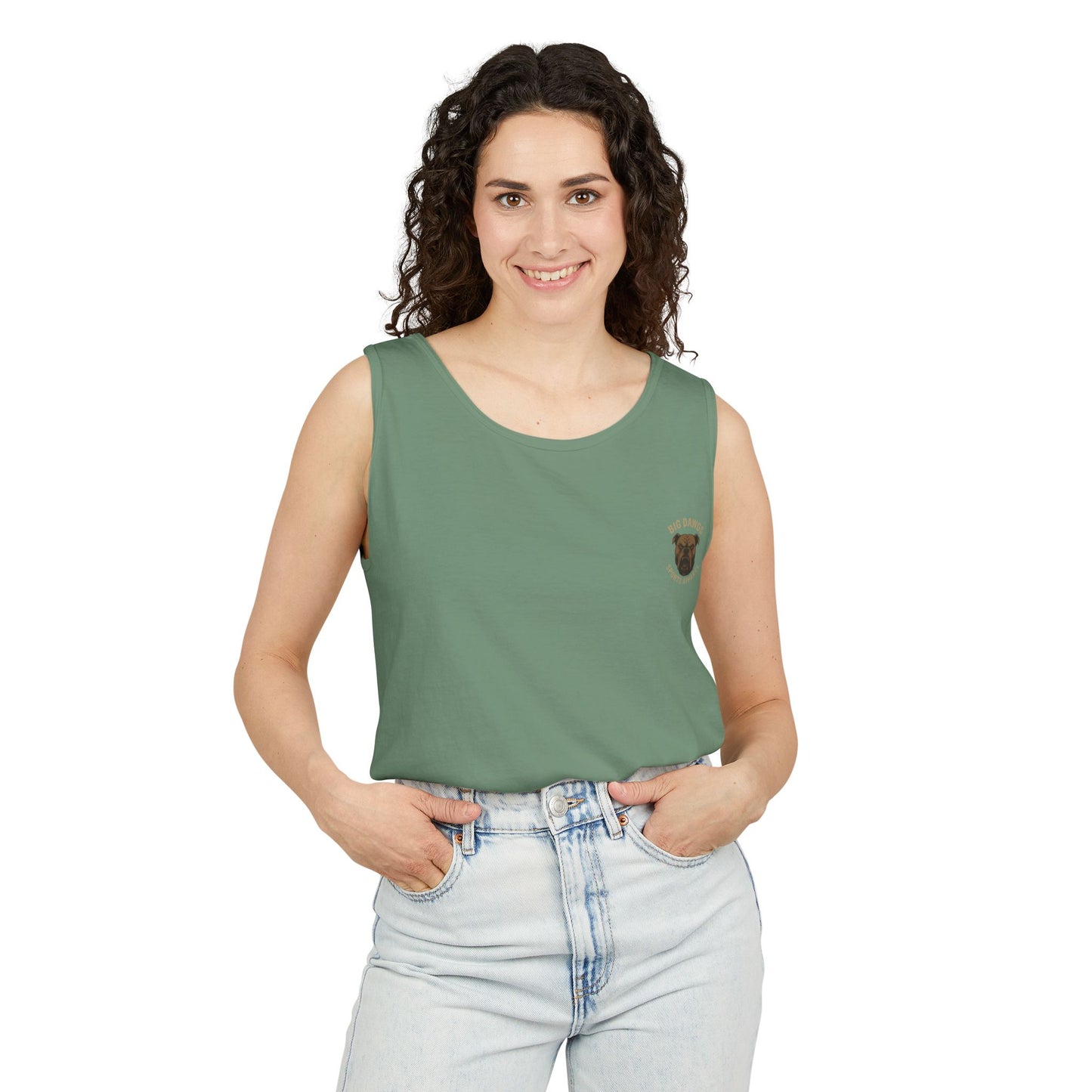 Big Dawgs Tank Top - Women's Garment-Dyed Athletic Tee,Casual Days, Outdoor Events
