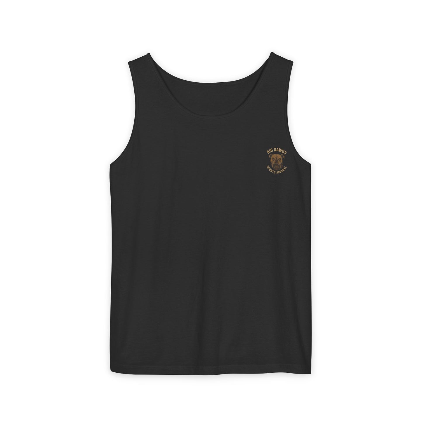 Men's Lacrosse-Themed Tank Top, Front & Back