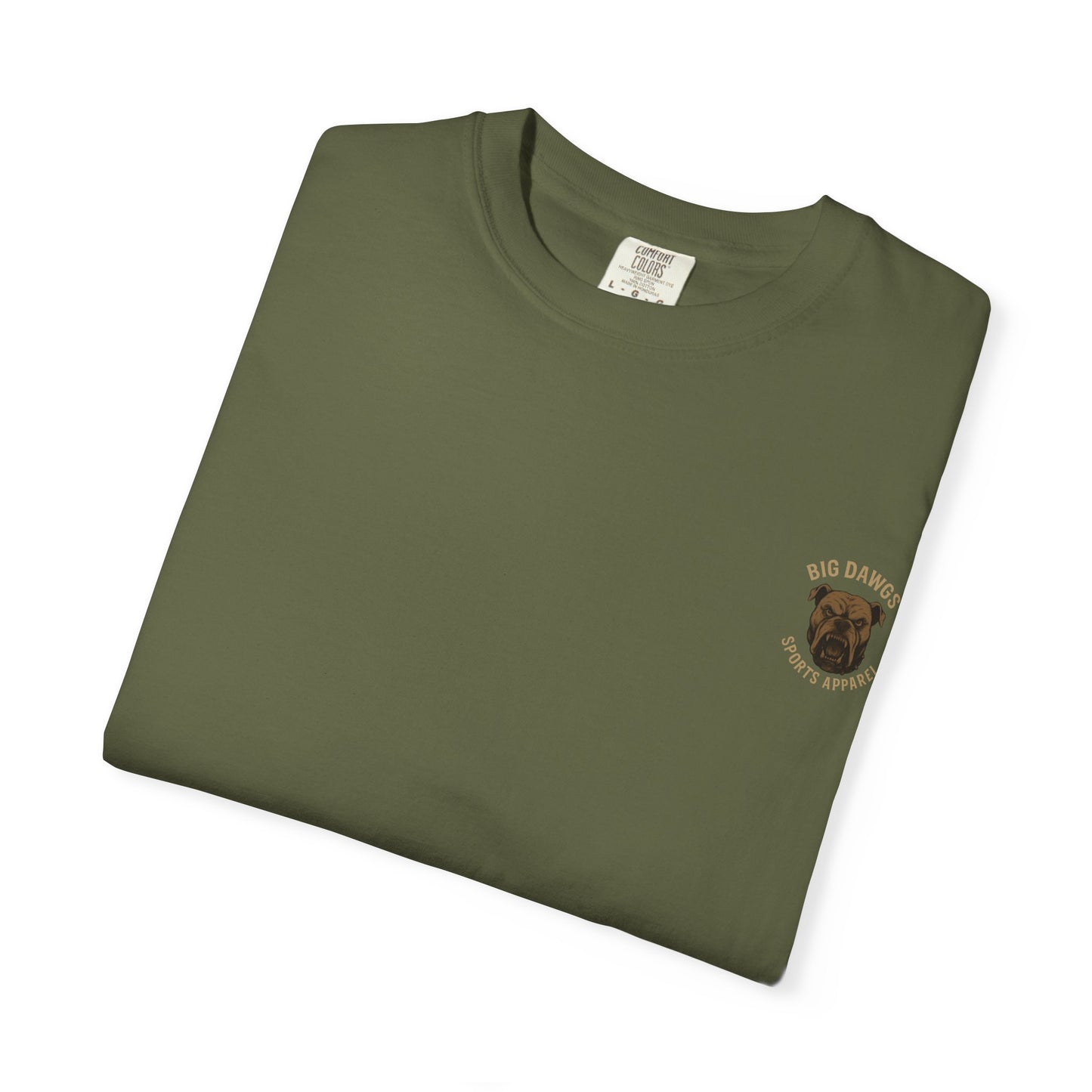 Men's Big Dawgs Sports T-Shirt Front & Back- LOGO
