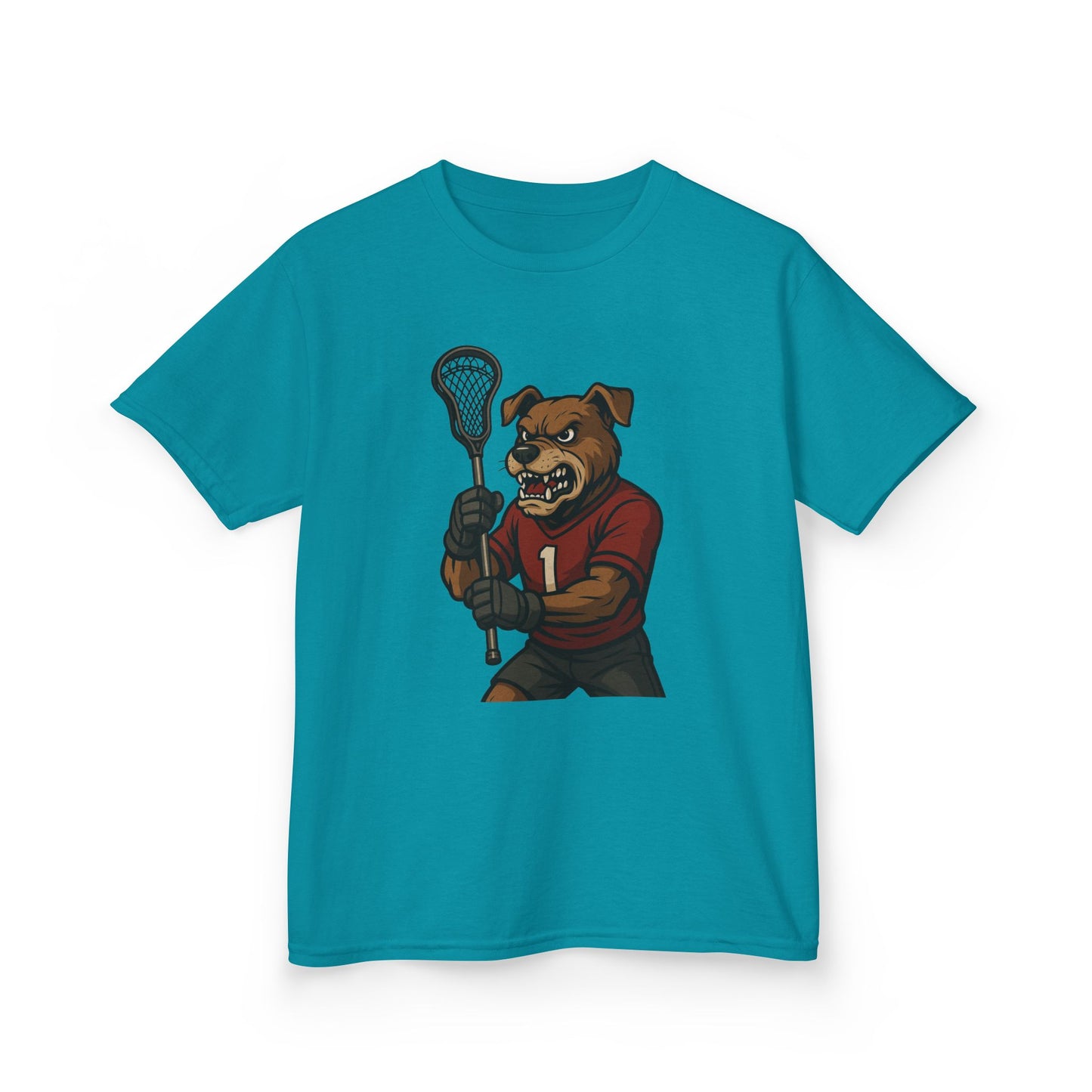 Kids Lacrosse Dog Tee - Unisex, Fun Sports Apparel
