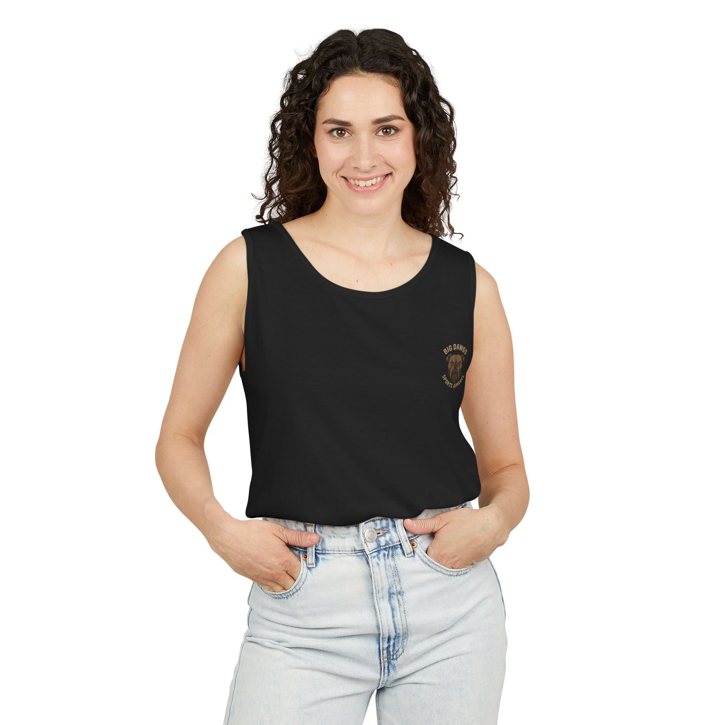 Big Dawgs Tank Top - Women's Garment-Dyed Athletic Tee,Casual Days, Outdoor Events