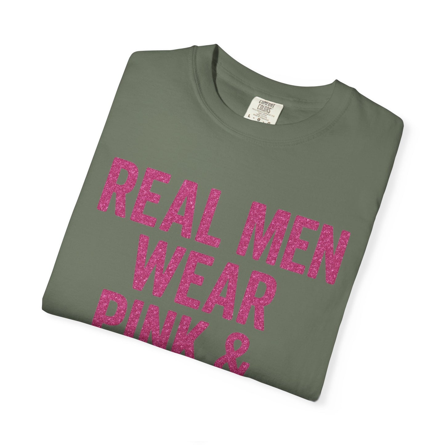 Men's--Real Men Wear Pink & Glitter Competition Day T-shirt