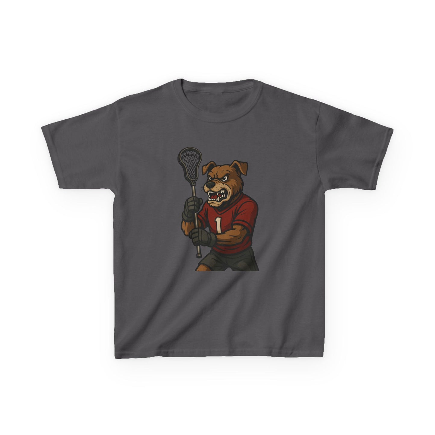 Kids Lacrosse Dog Tee - Unisex, Fun Sports Apparel