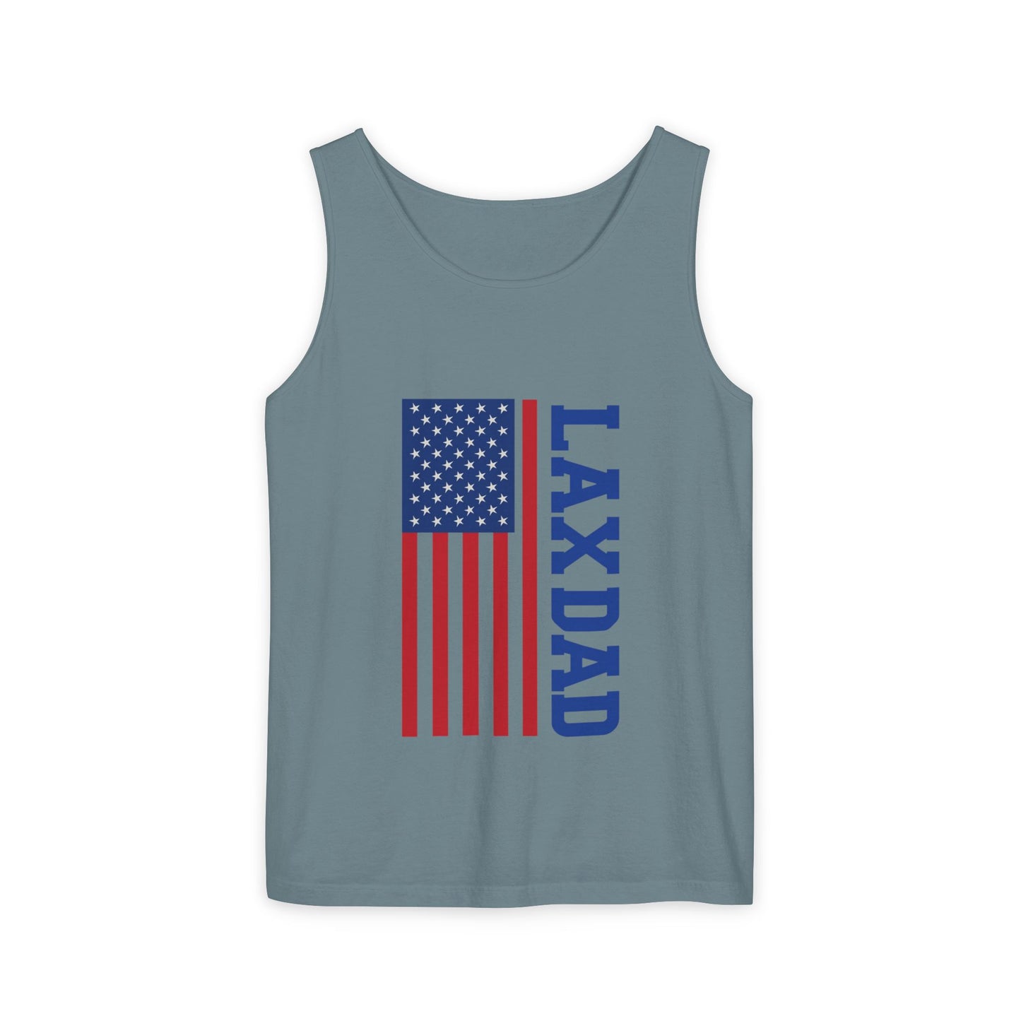LAX Dad Tank Top, Patriotic Sports Shirt