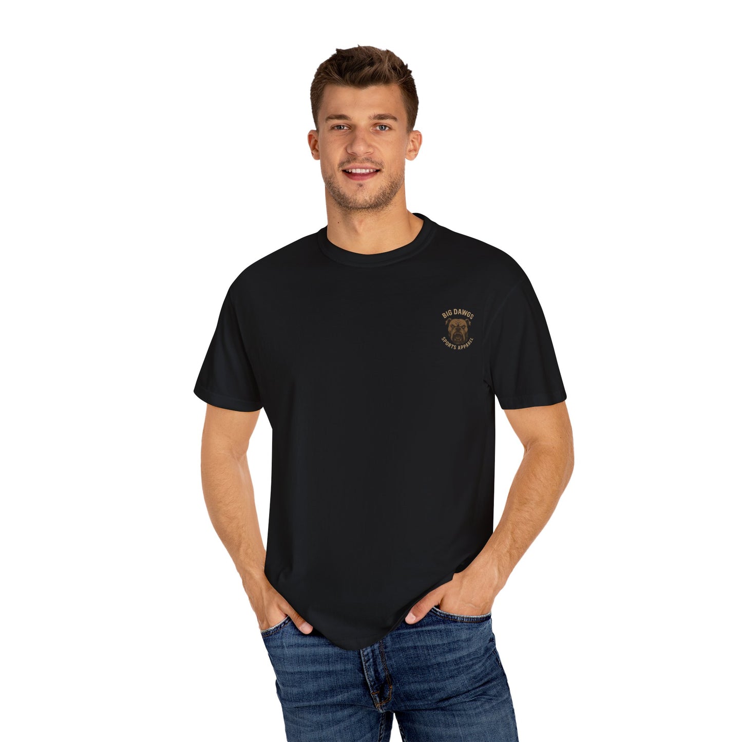 Men's Big Dawgs Sports T-Shirt Front & Back- LOGO