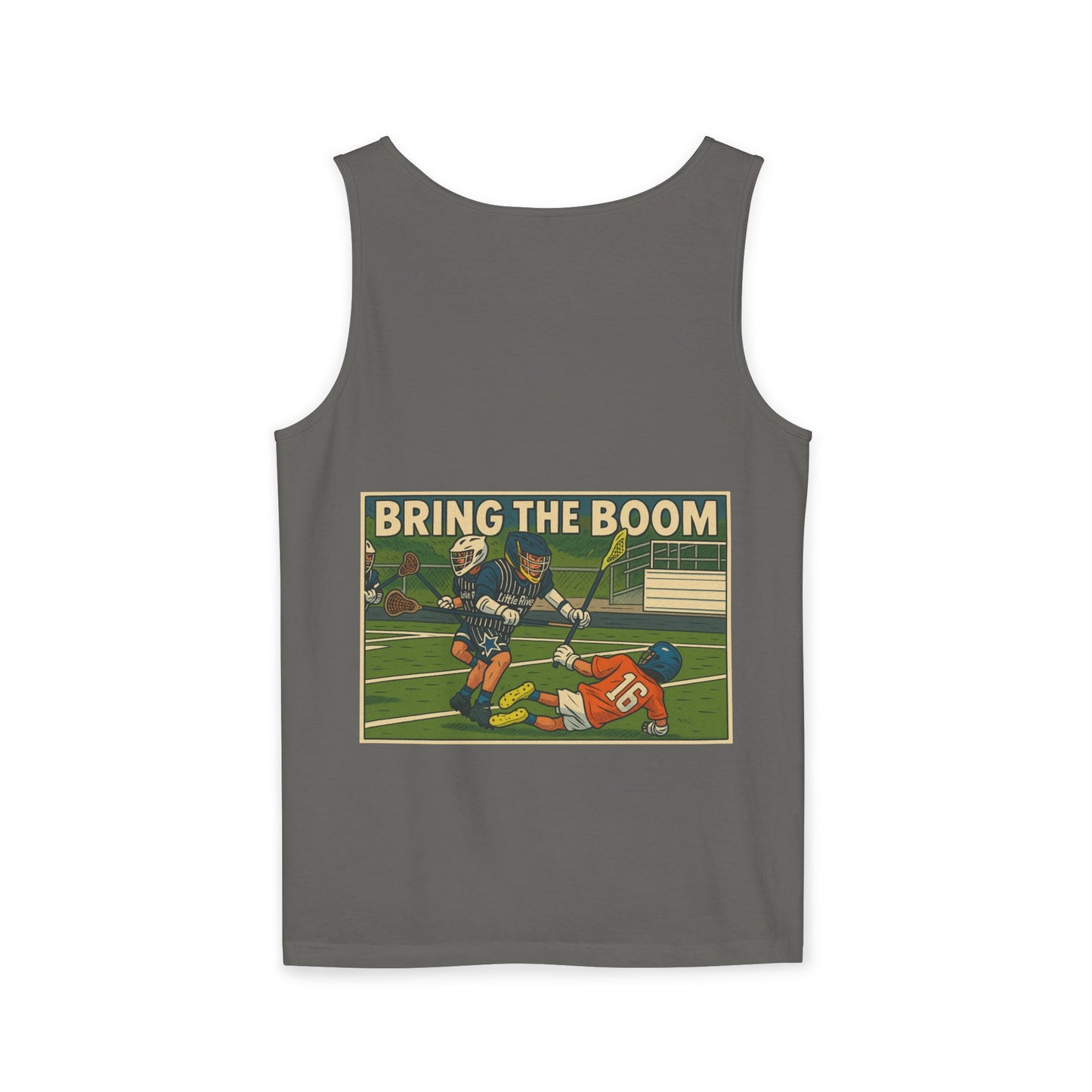 Men's Bring The Boom Tank Top, Front & Back