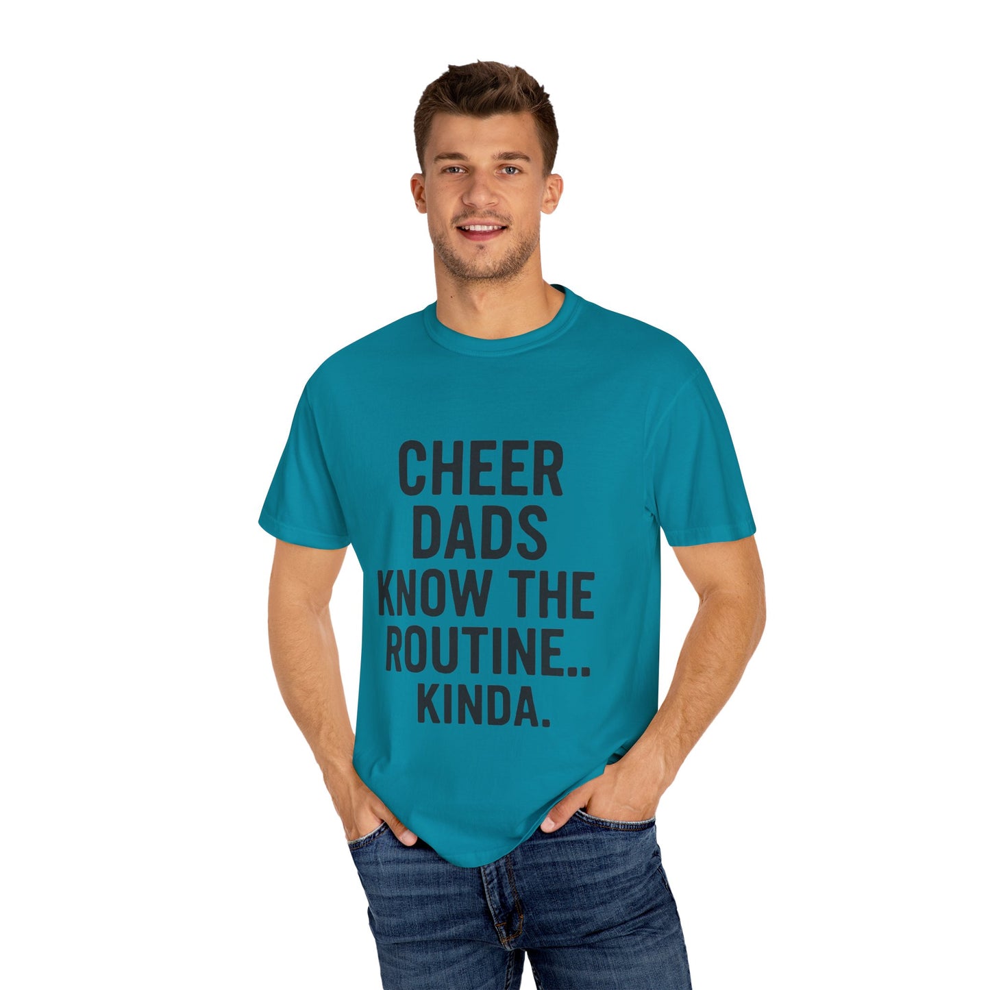 Cheer Dad Humor T-Shirt - Men