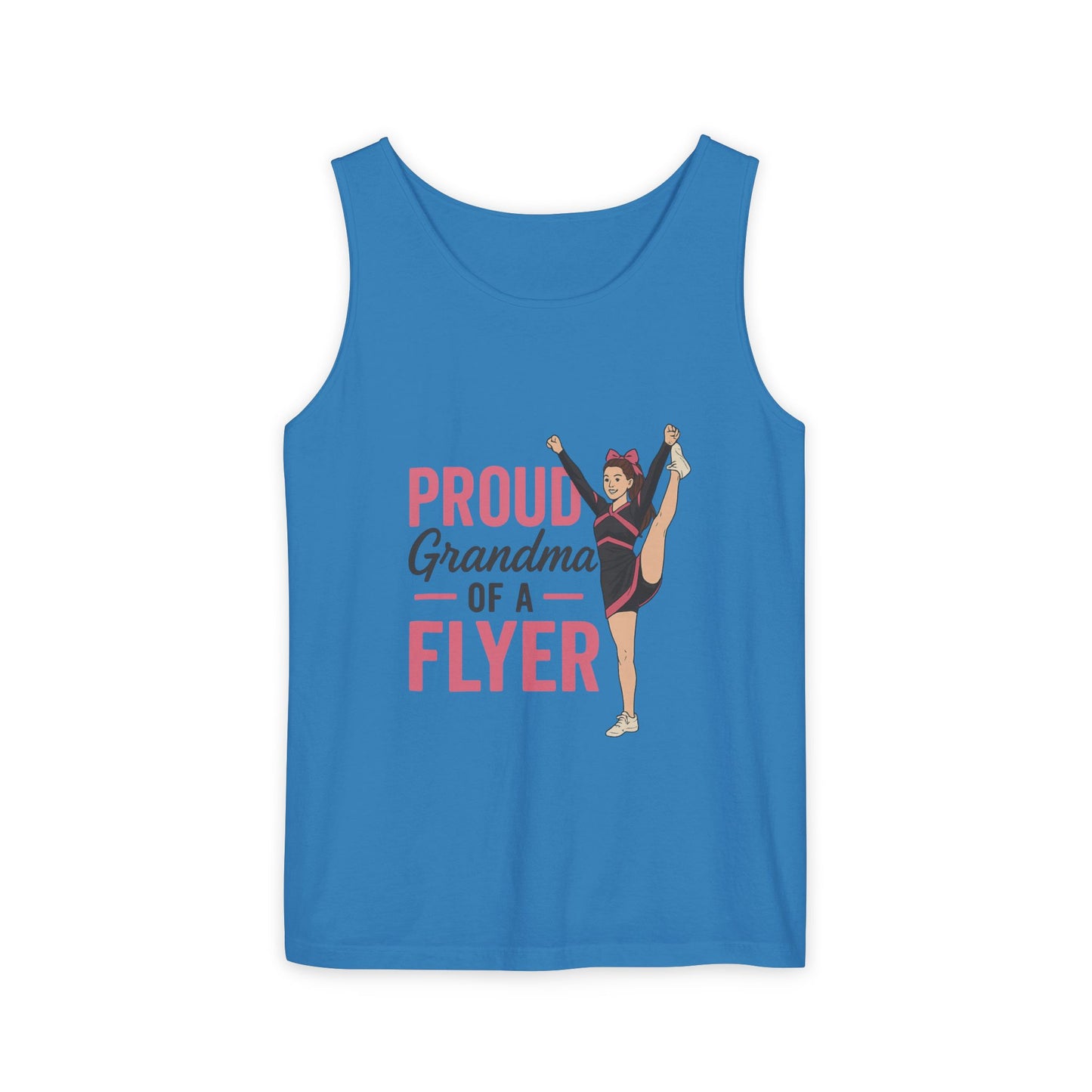 Women's Proud Grandma Tank Top, Cute Tank for Cheer Grandmas