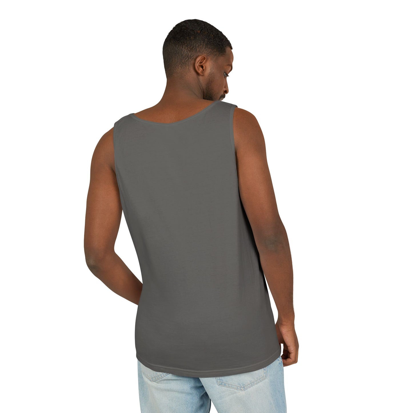 Big Dawgs Big Hits Tank Top- Men's Garment-Dyed Shirt, Casual Summer Wear, Graphic Apparel