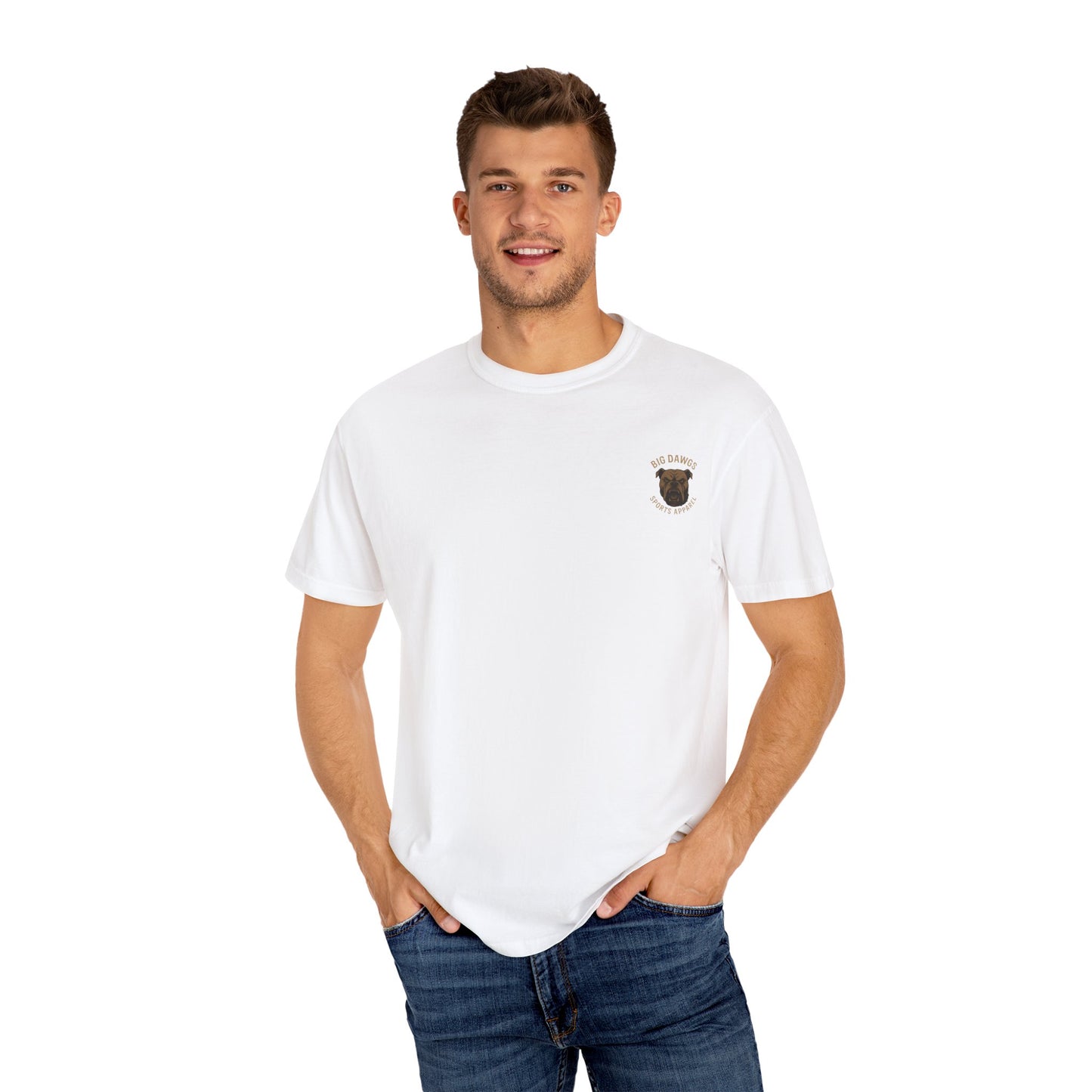 Men's Big Dawgs Sports T-Shirt Front & Back- LOGO
