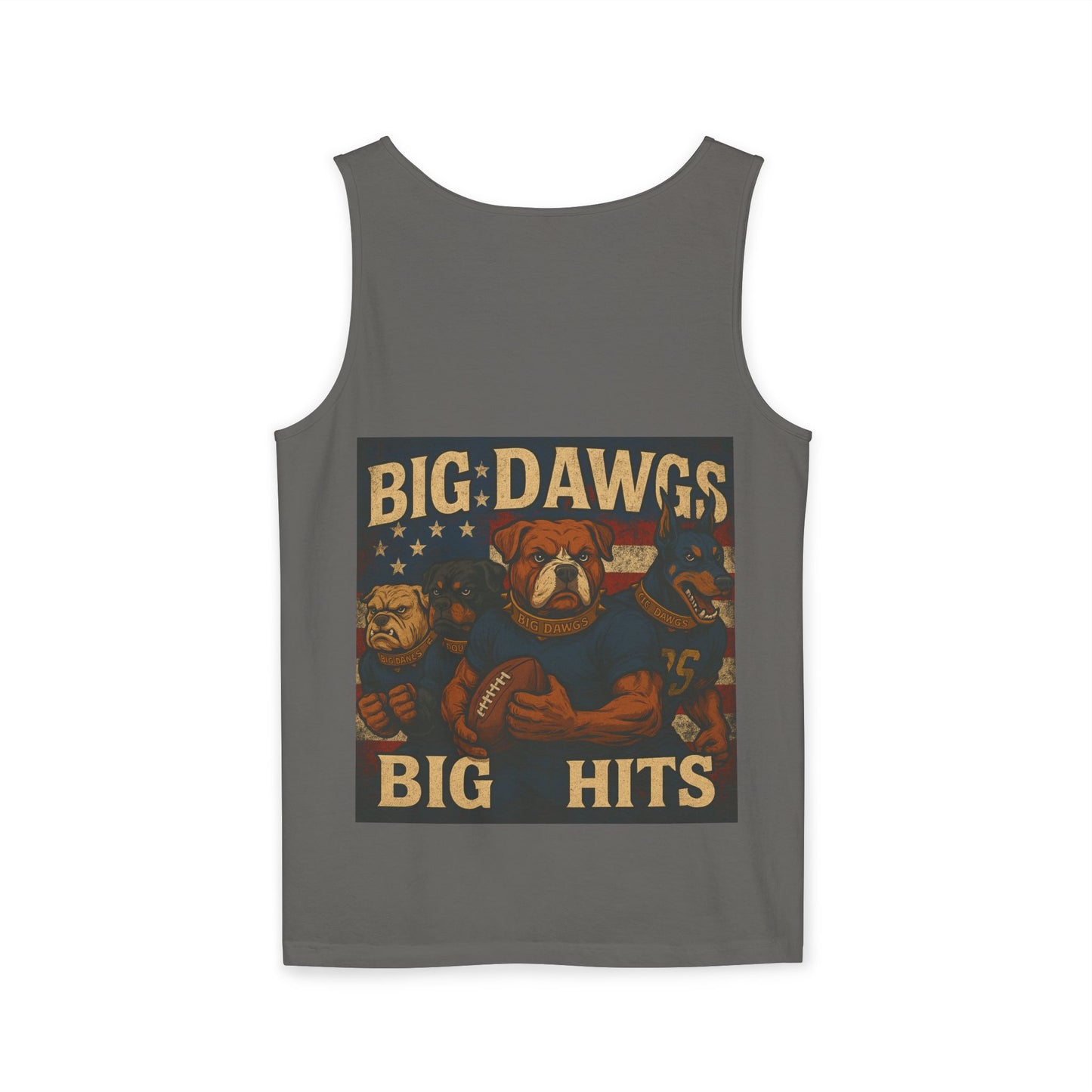 Big Dawgs Tank Top - Women's Garment-Dyed Athletic Tee,Casual Days, Outdoor Events