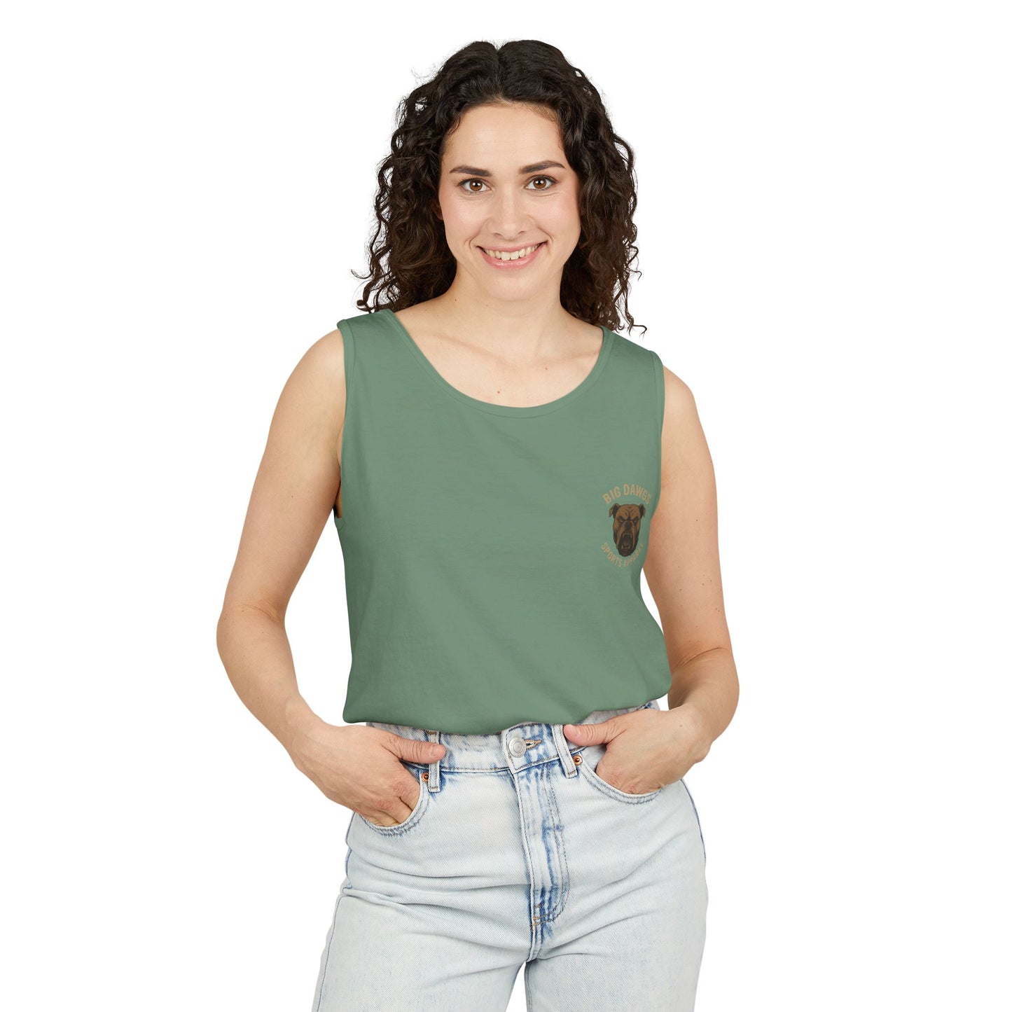 women's Lacrosse Tank Top, Front & Back